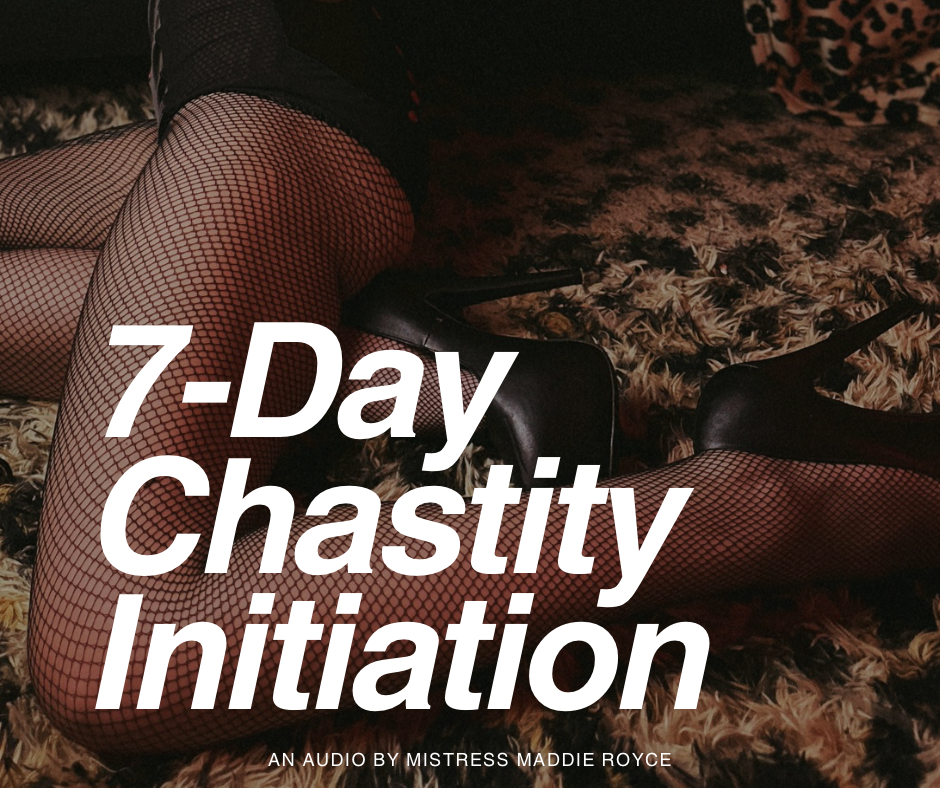 Chicago Dominatrix Mistress Maddie Royce specializing in chastity training