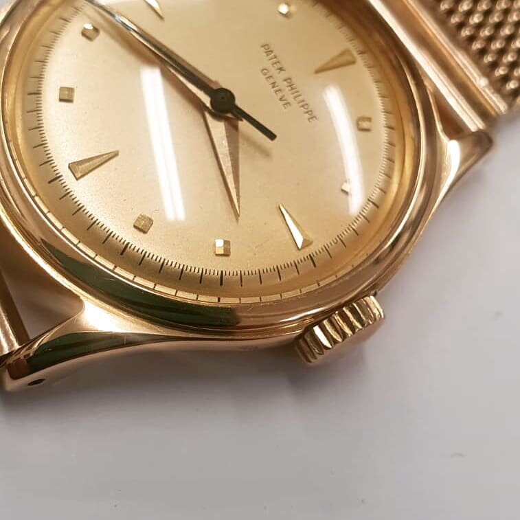 Service and sensitive restoration complete on this wonderful Patek Phillipe 2508 owned by a masterful researcher who has found every possible detail available on this reference. All work is carried out in house. A watch like this should not be posted
