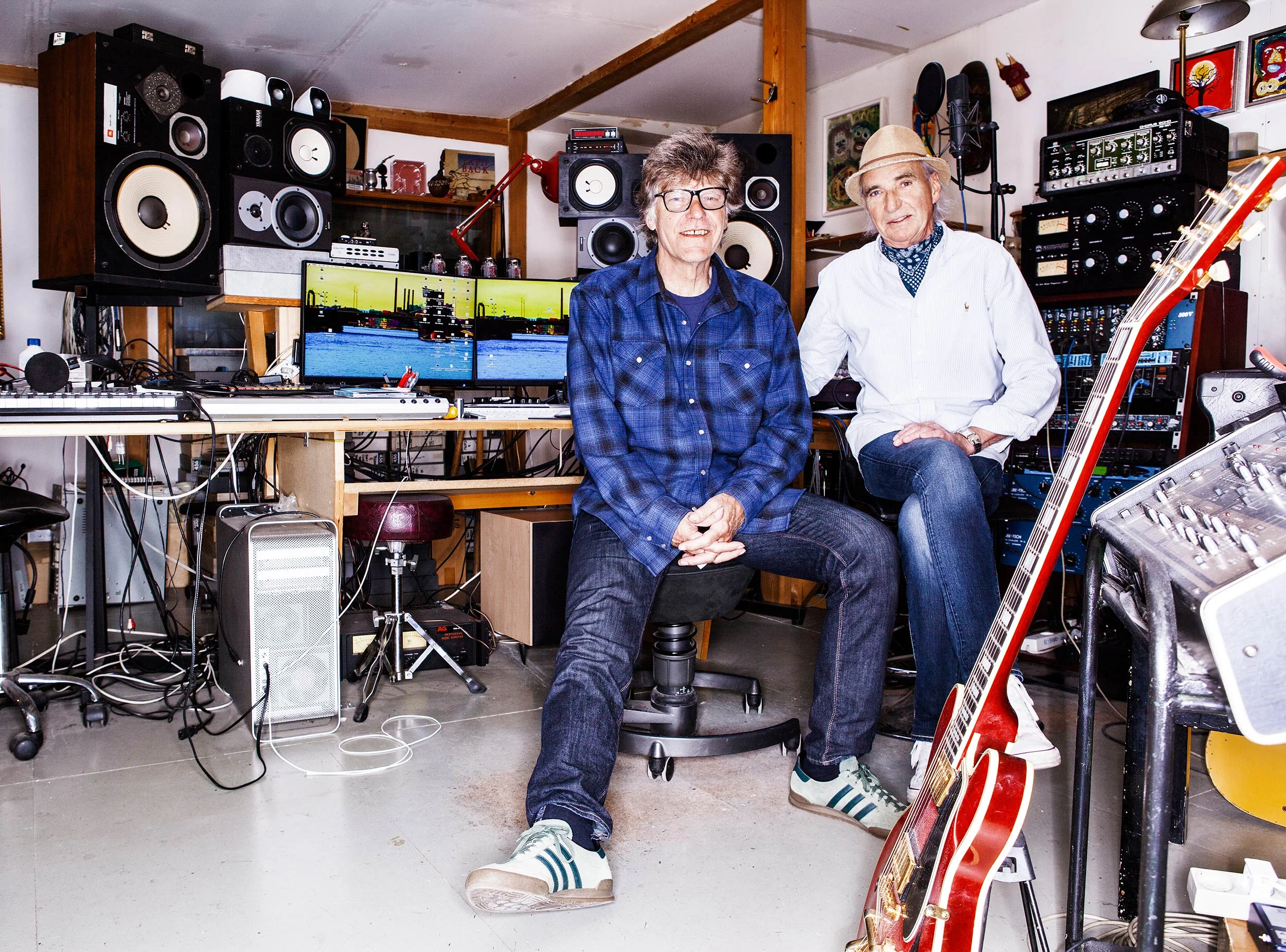 Laid Back in studio