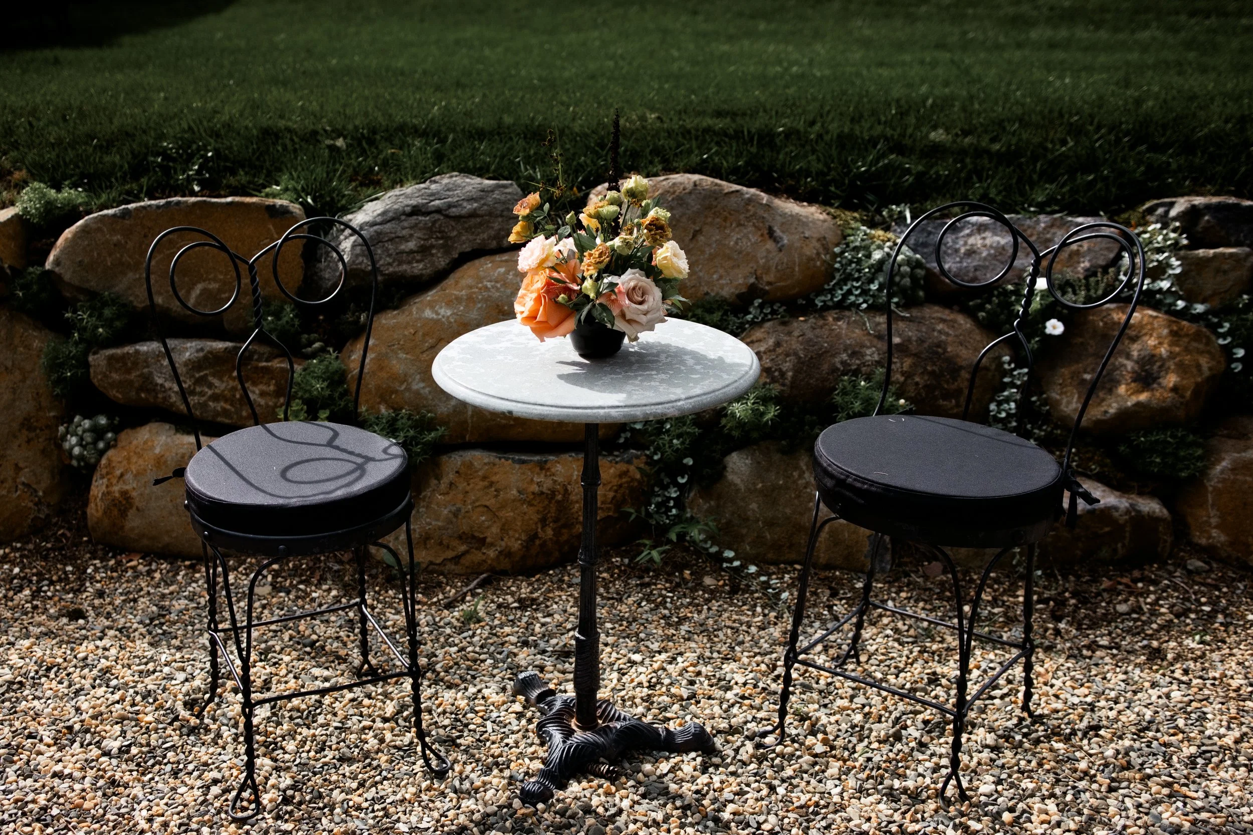Cocktail Centerpiece at The Inn at Fox Briar Farm