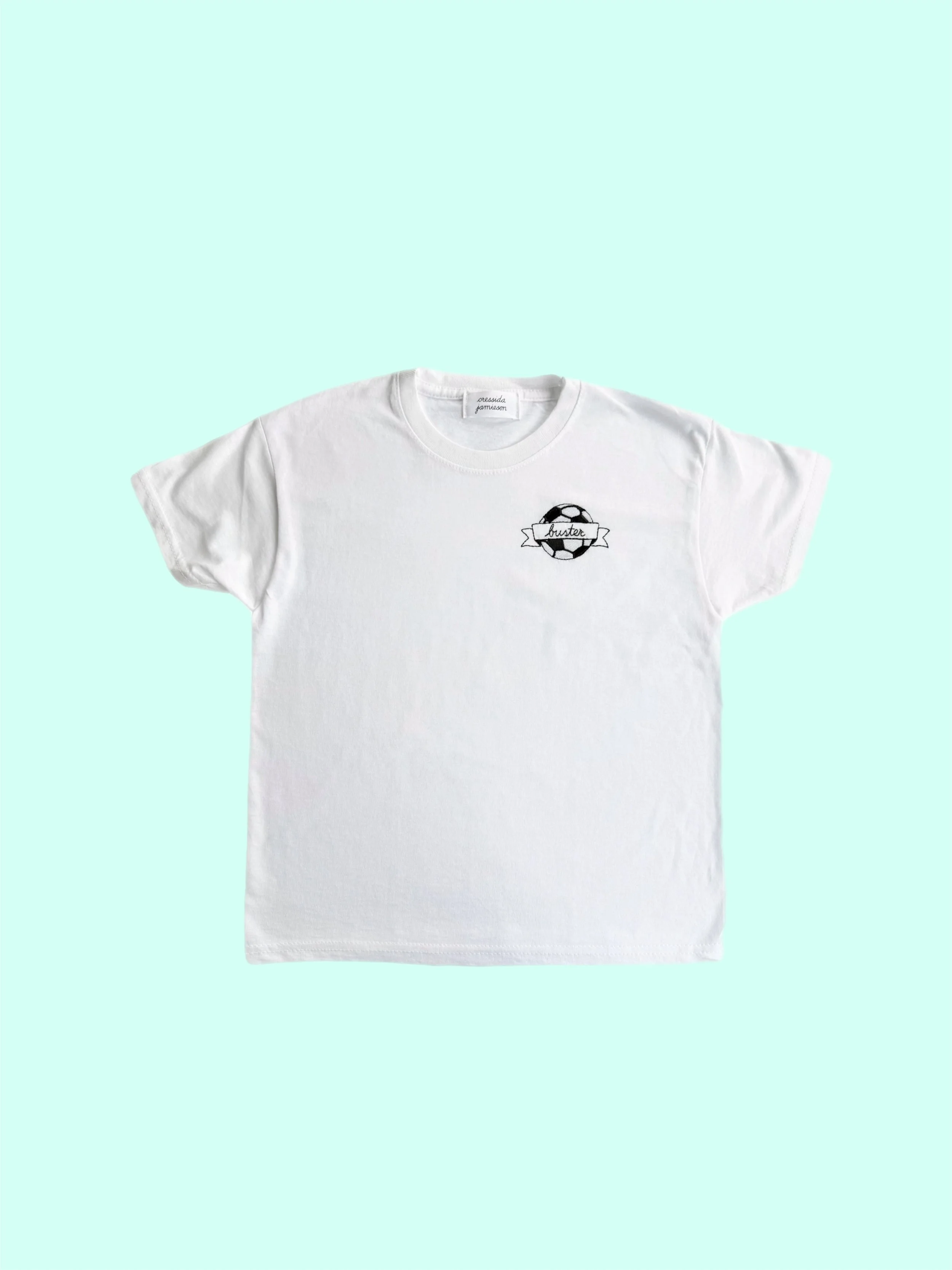CHILDREN'S football ribbon t-shirt