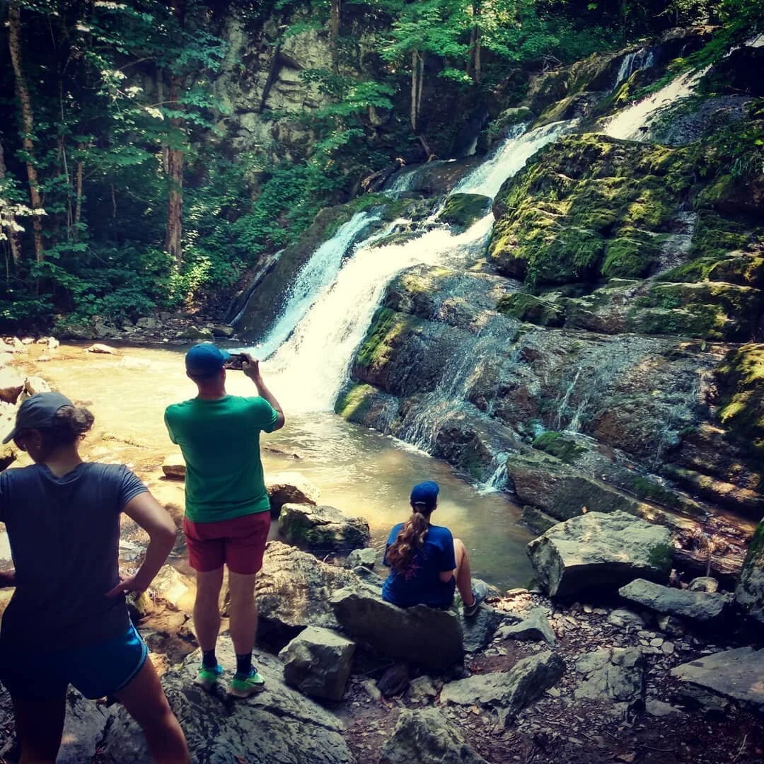 Checkin some waterfalls with a family from Florida today! #waterfall #tours