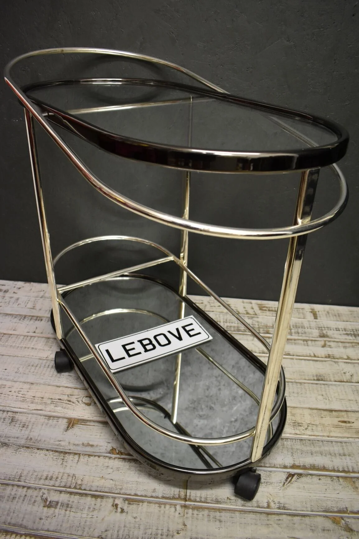 Mirrored Hostess Trolley