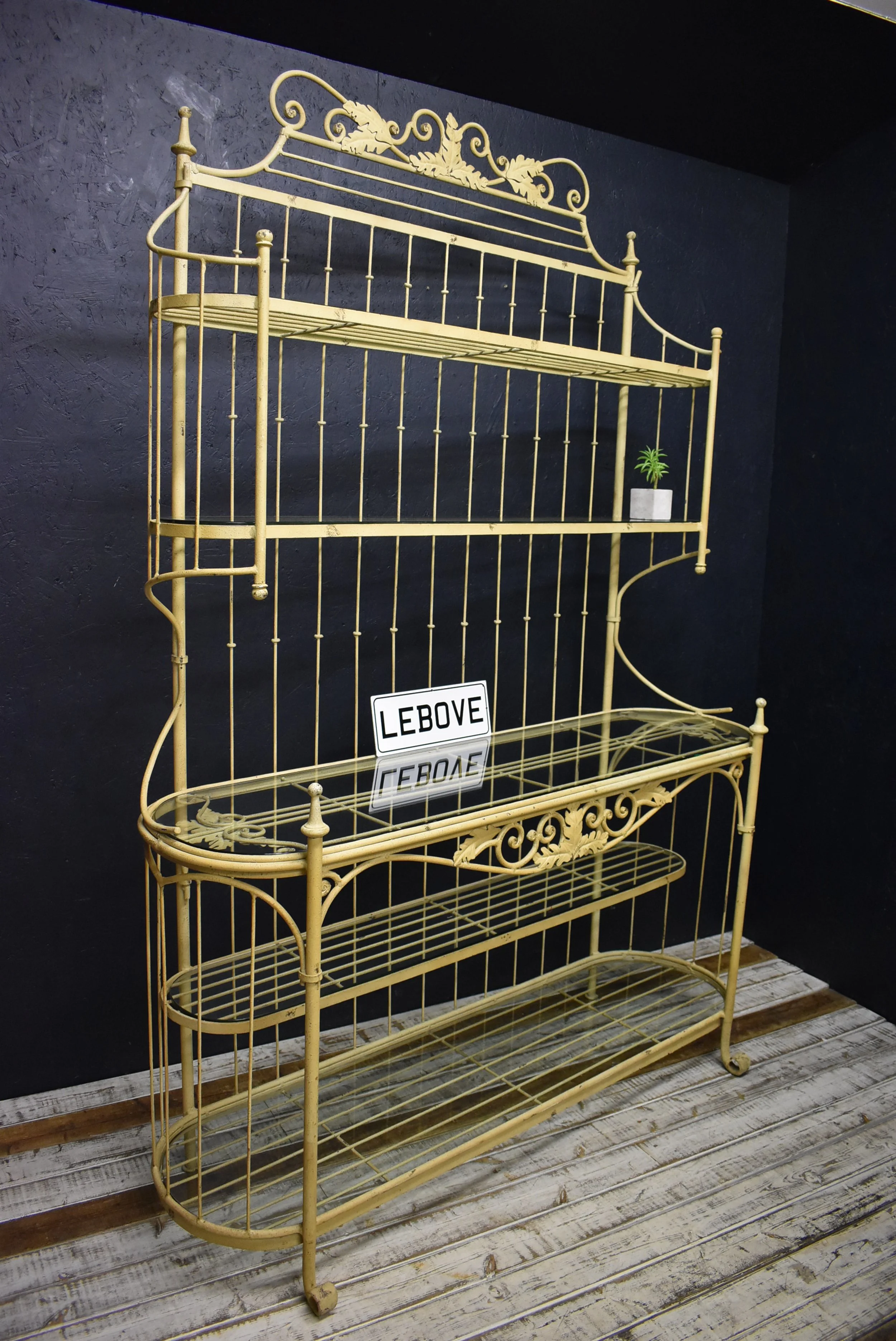 Large Vintage Bakers Boulangerie Display - Etagere Dresser