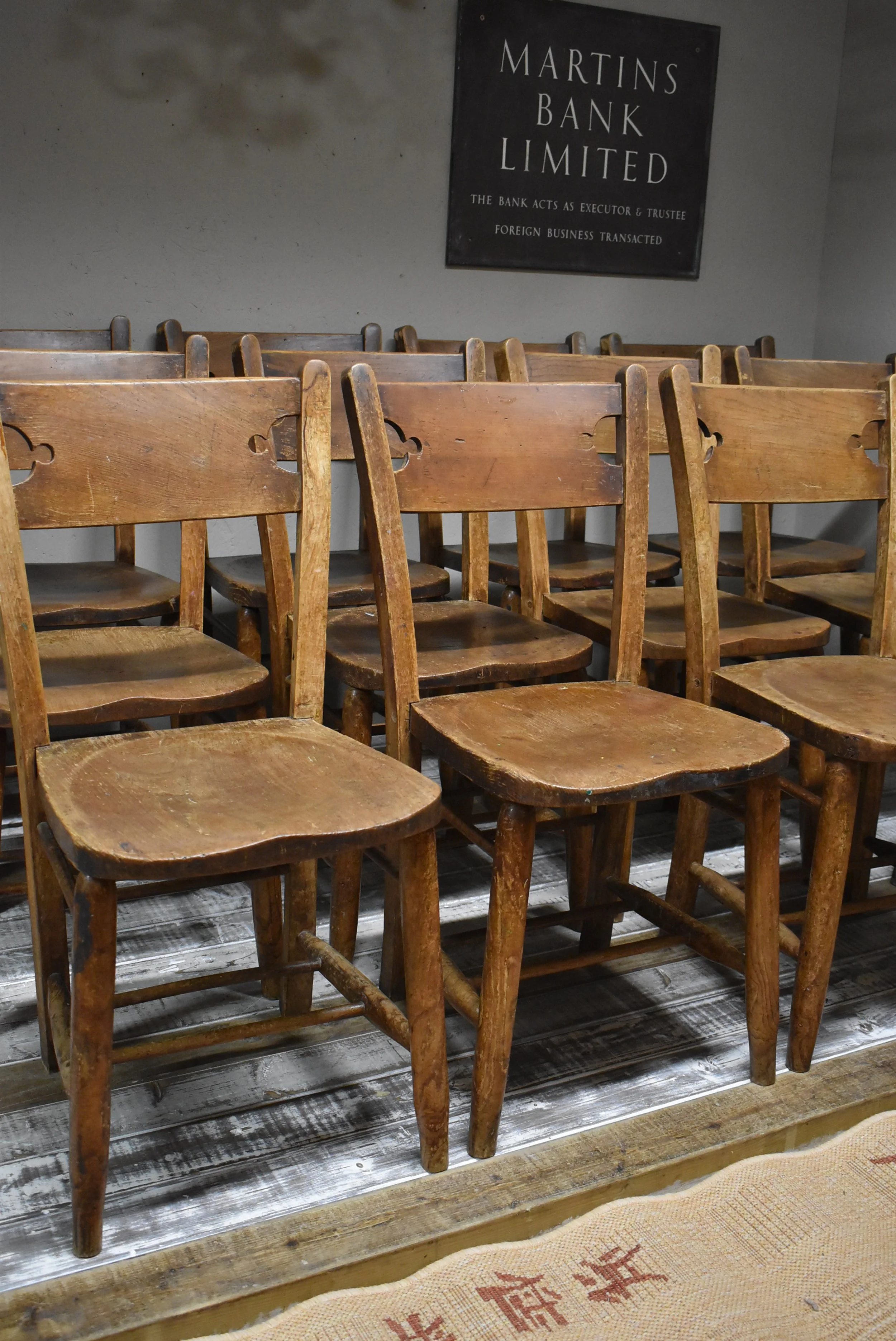 Antique Arts & Crafts Church /Chapel Chairs