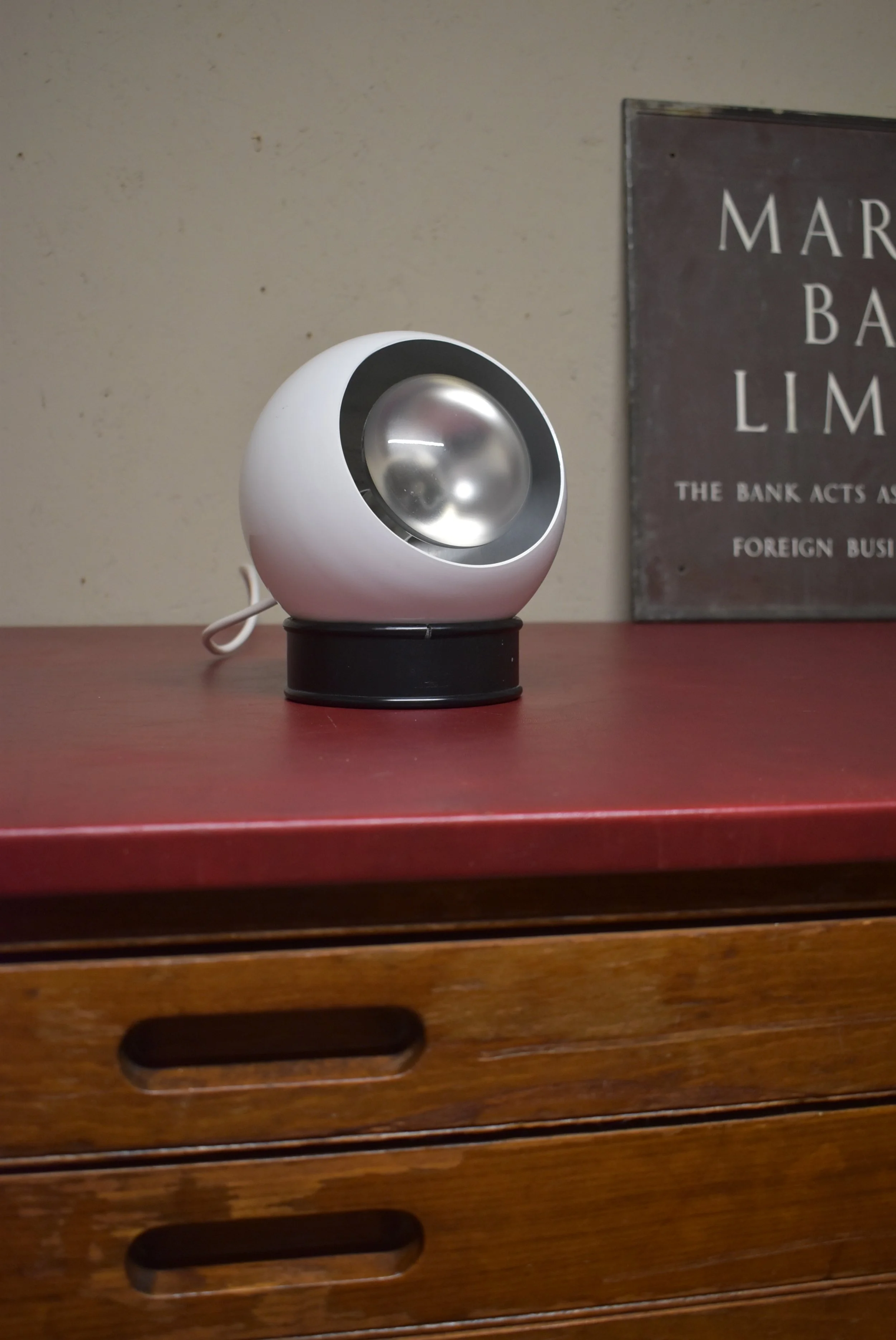 Mid Century Atomic Eyeball Table Desk Lamp