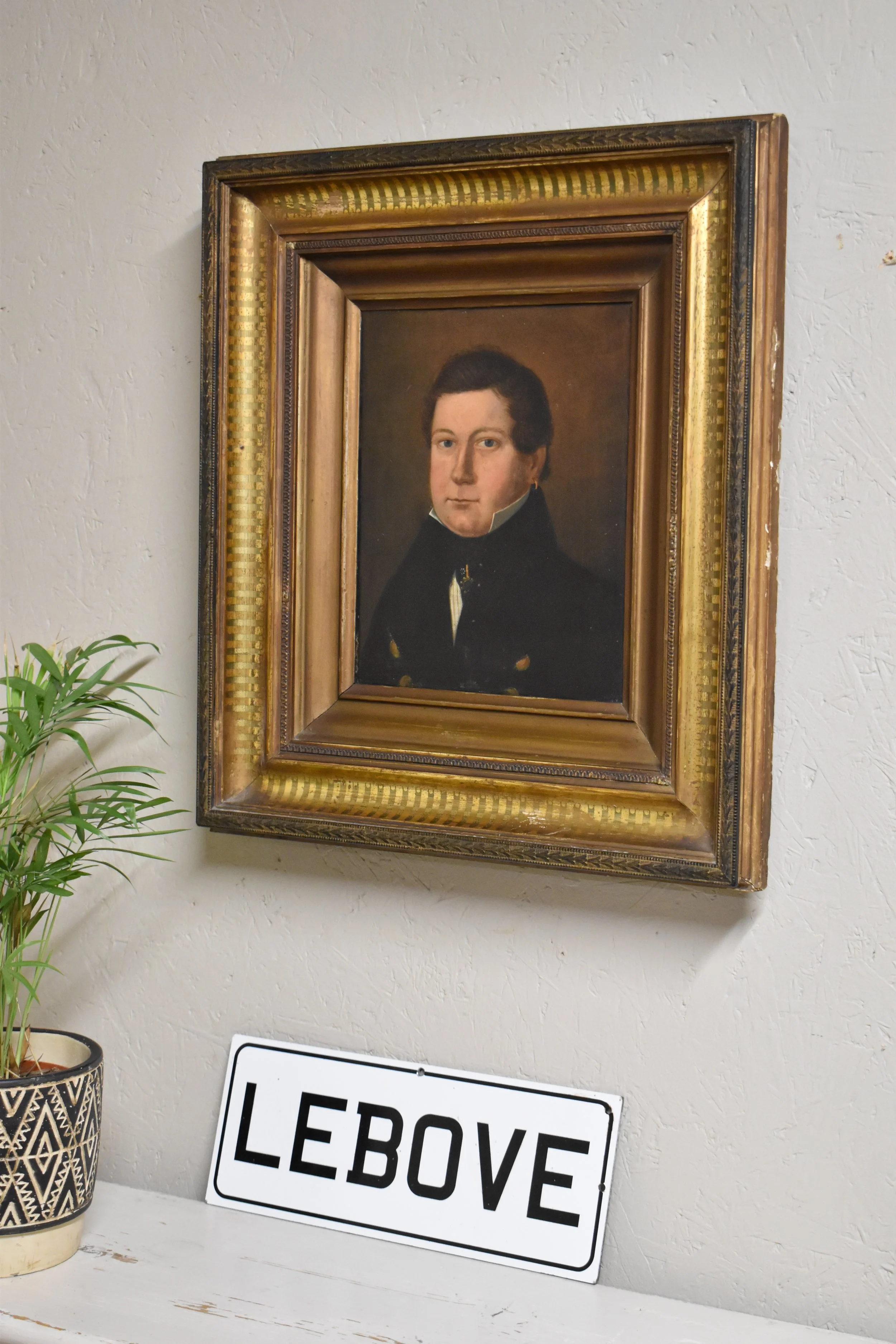 19th Century Oil On Canvas - Naval Gentleman