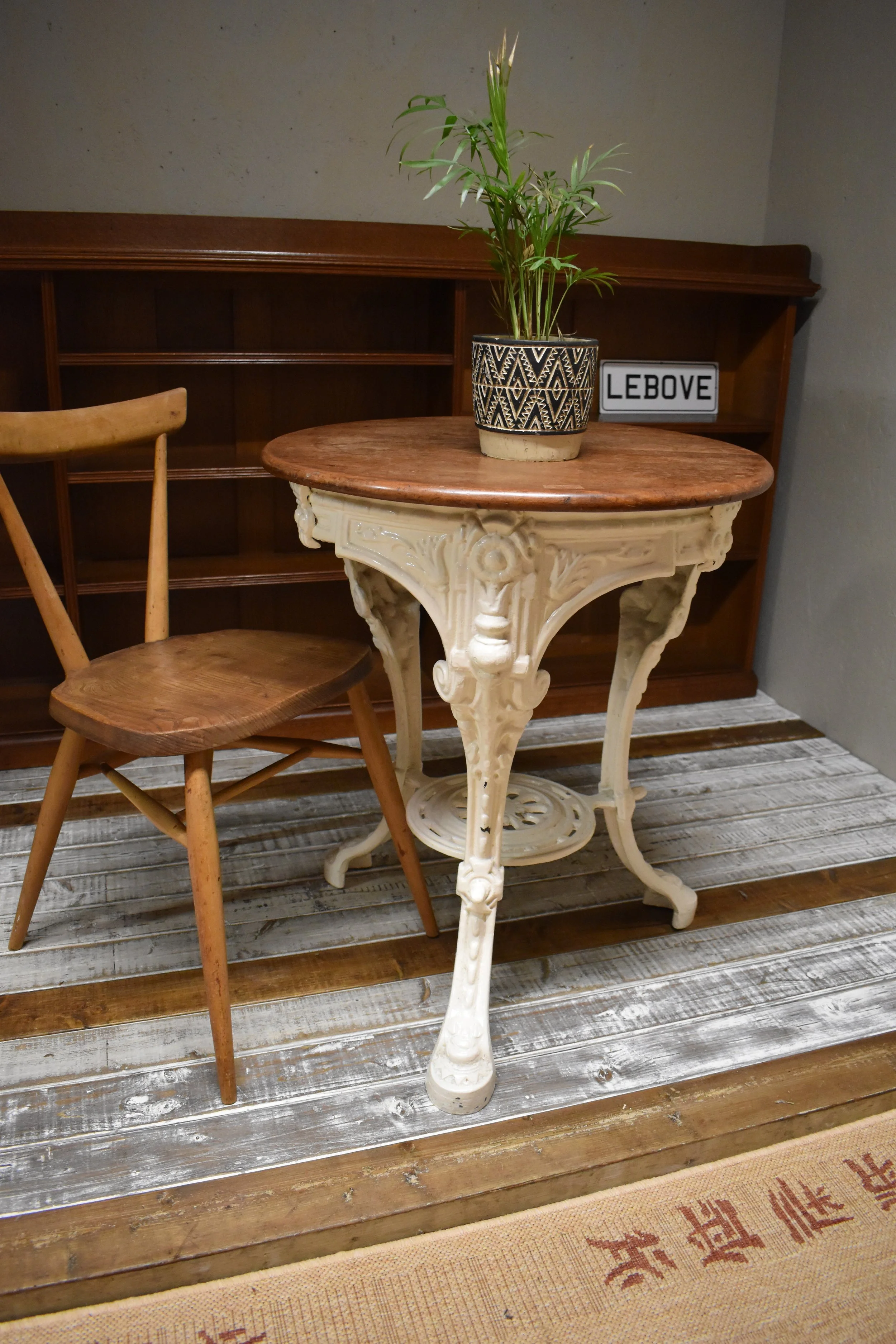 19th Century Victorian Cast Iron Tavern Table