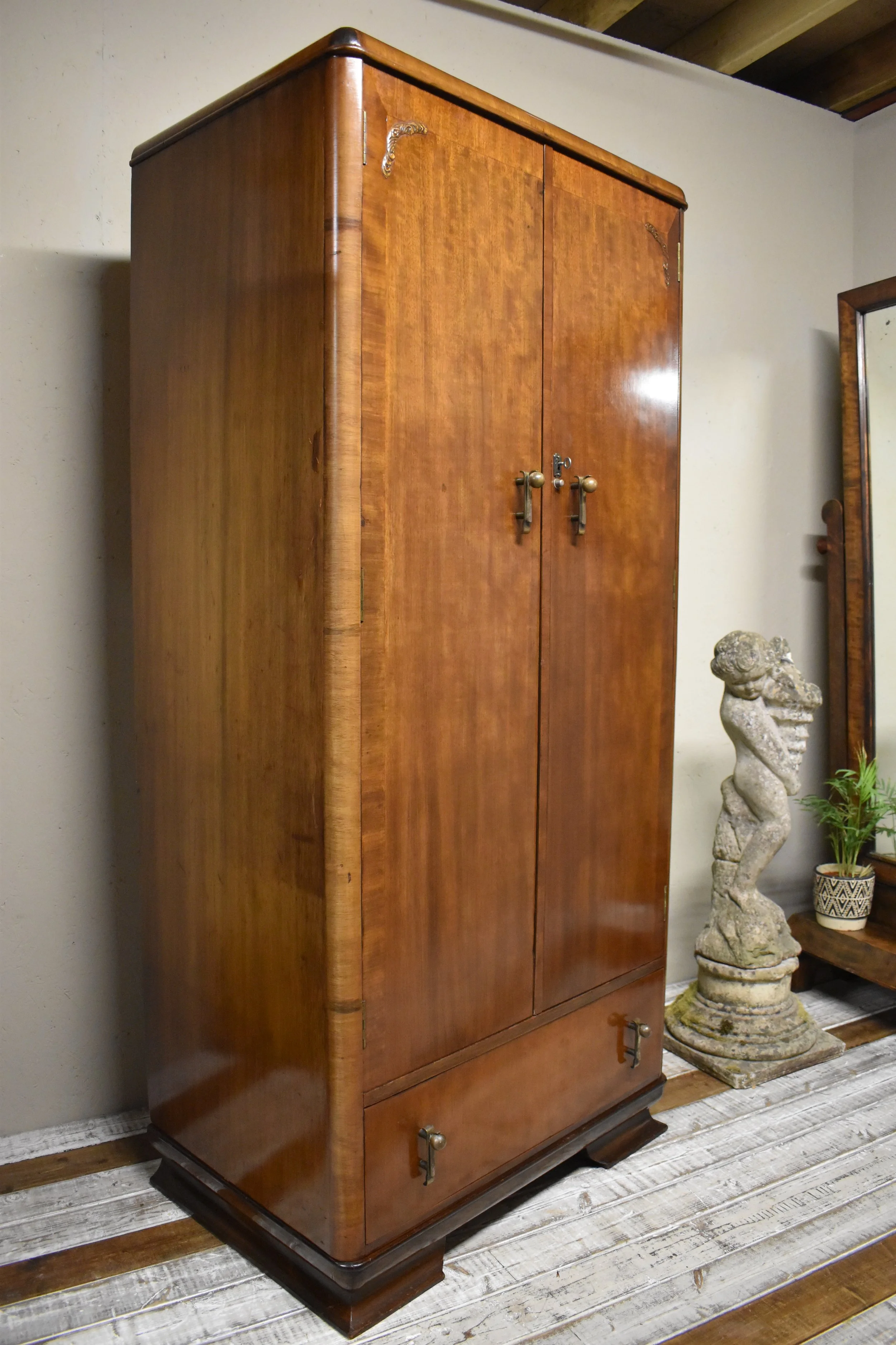 Art Deco Gentlemans Compactum Wardrobe