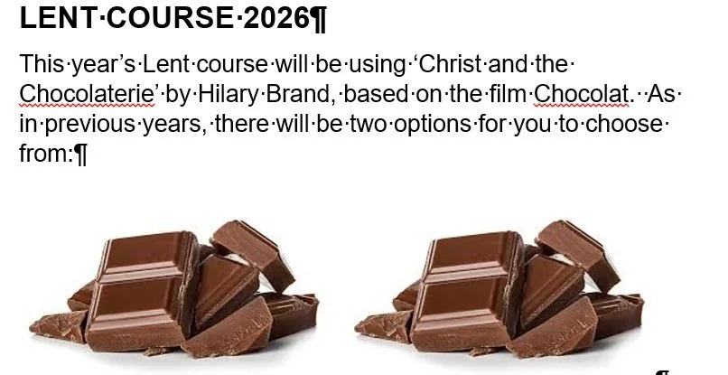 Read our weekly News sheet for Sunday 22nd February &amp; Sunday 1st March 2026