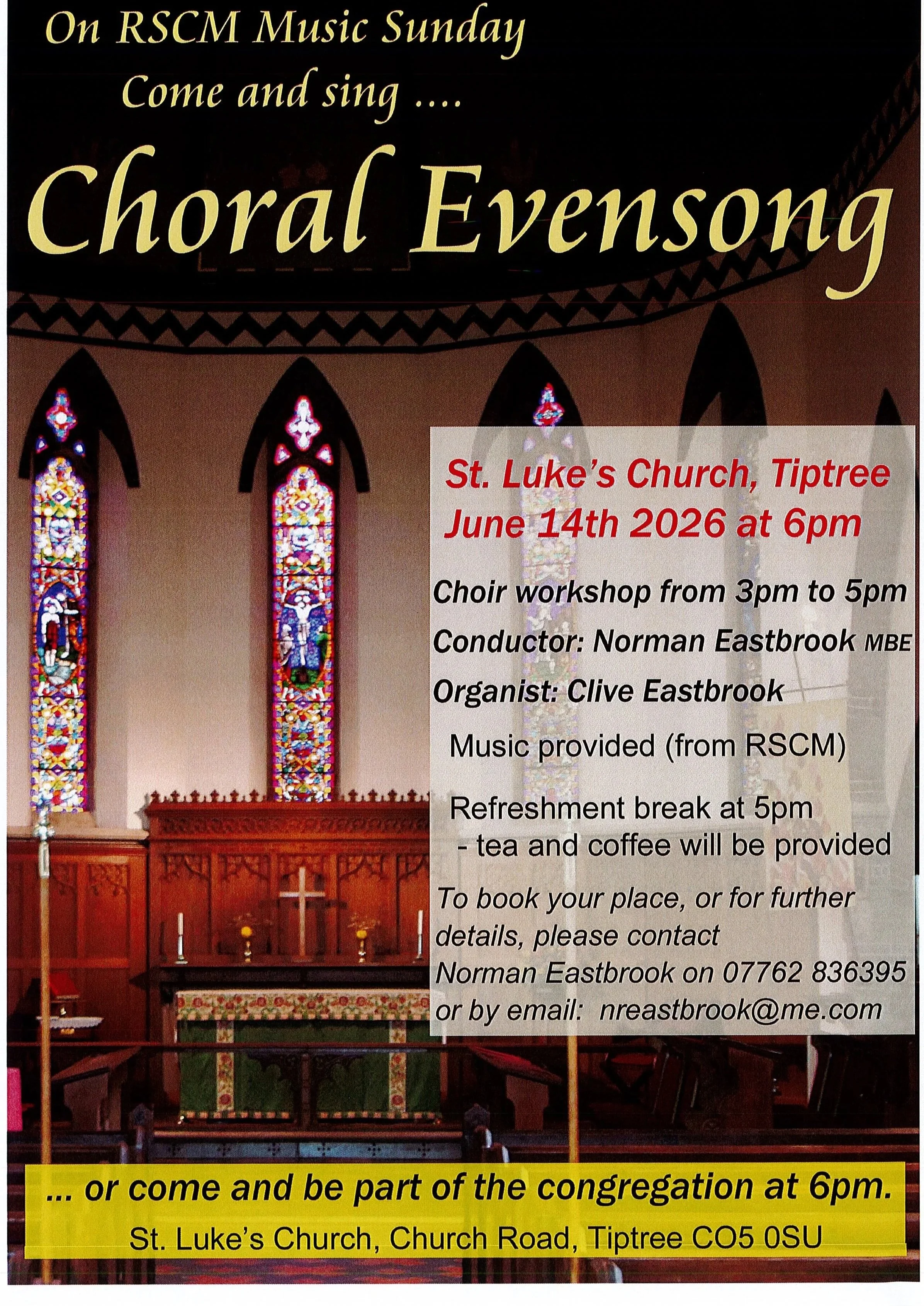 Read our weekly News sheet for Sunday 7th June