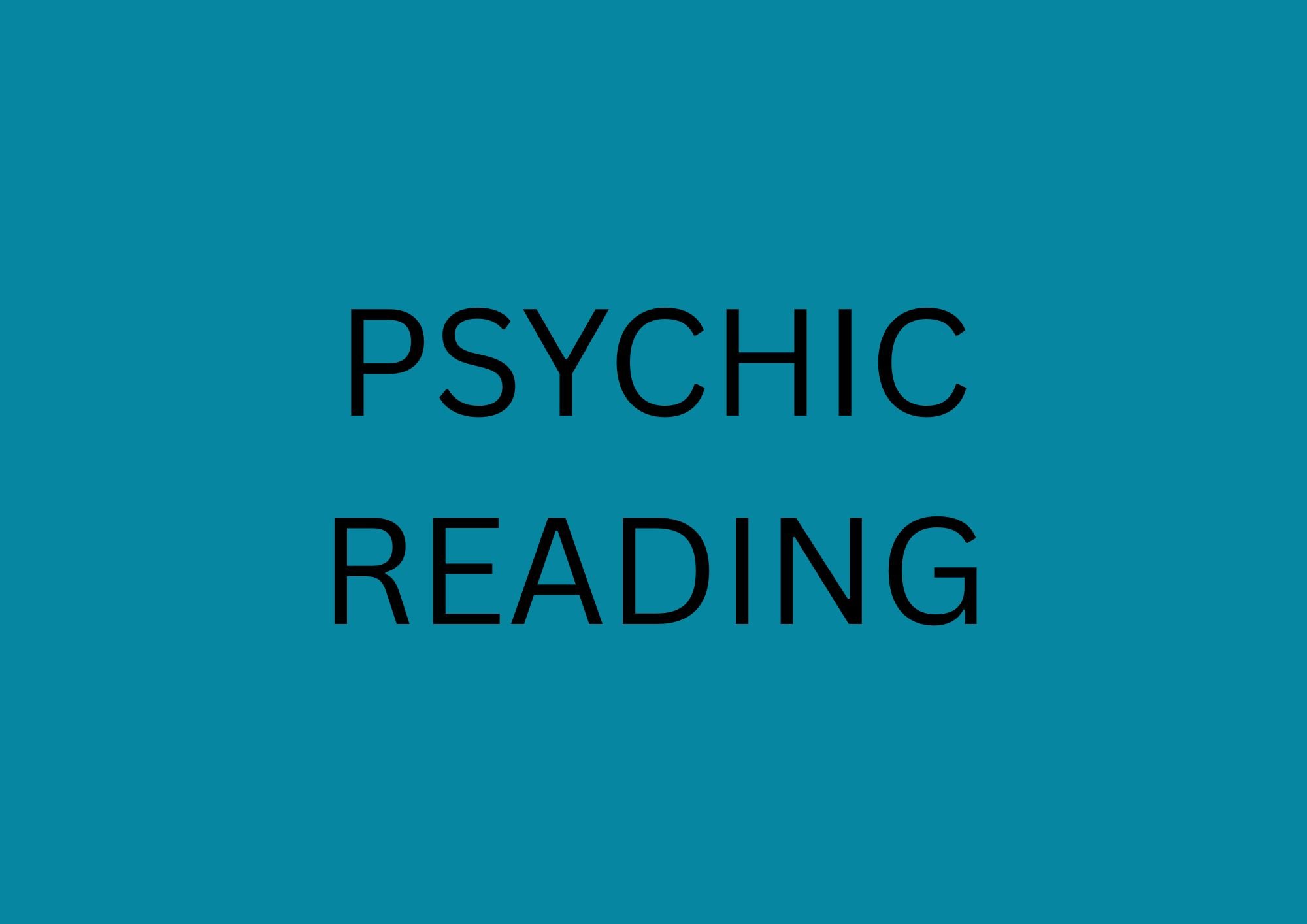 PSYCHIC READING 50 Minutes