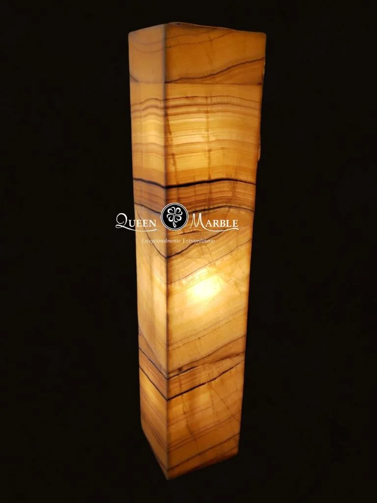 LAMPARA DE ONIX PLACA