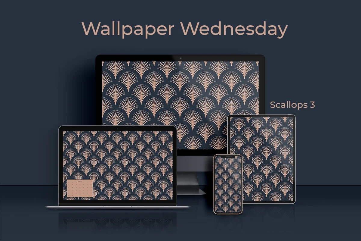 Wallpaper Wednesday: Scallops 3