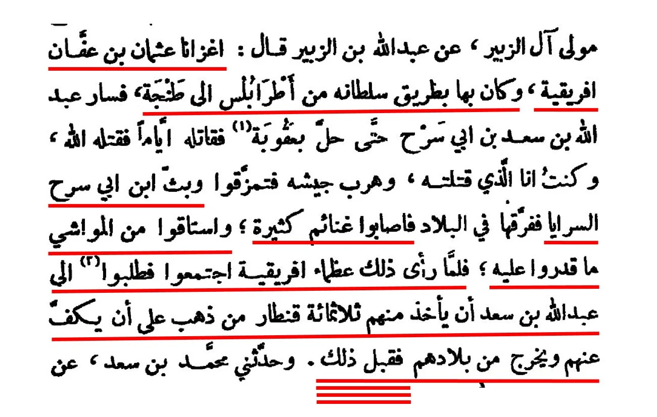 Kitâb Futûh al-Buldân d'al Balâdhurî - Page 318