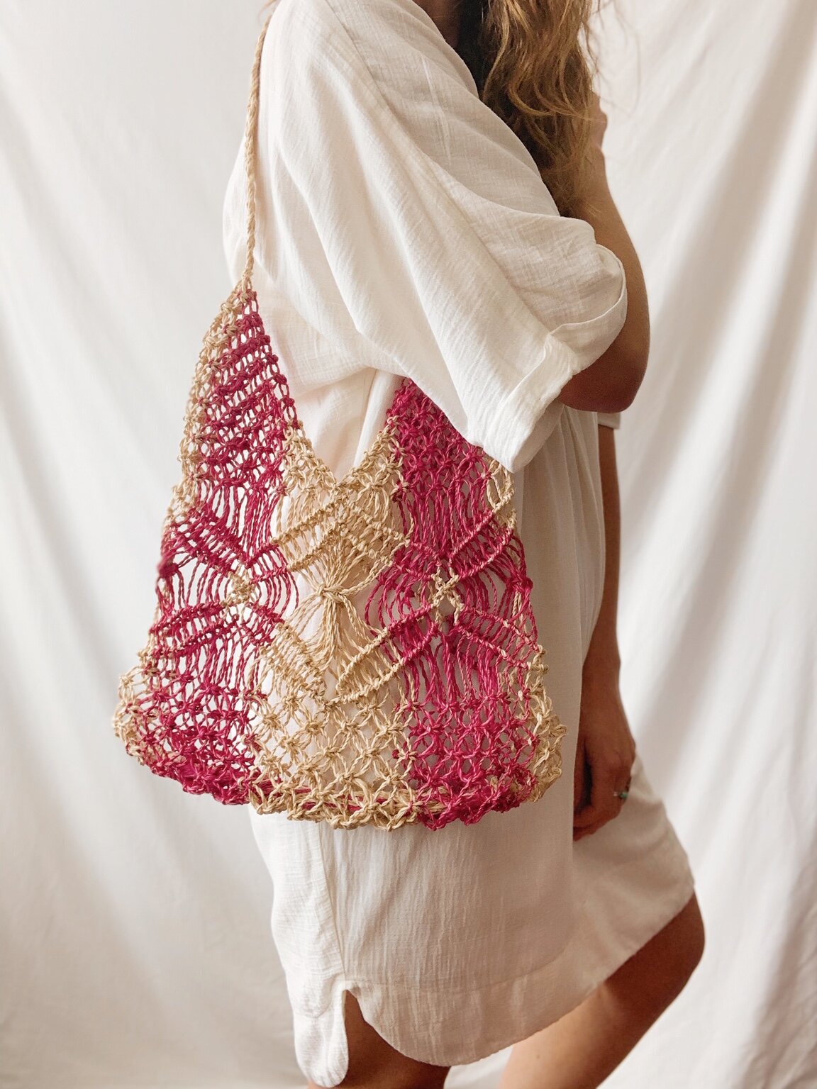 Woven Jute Net Bag