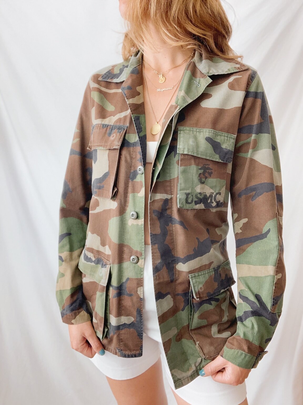 Army Camo Fatigue Jacket