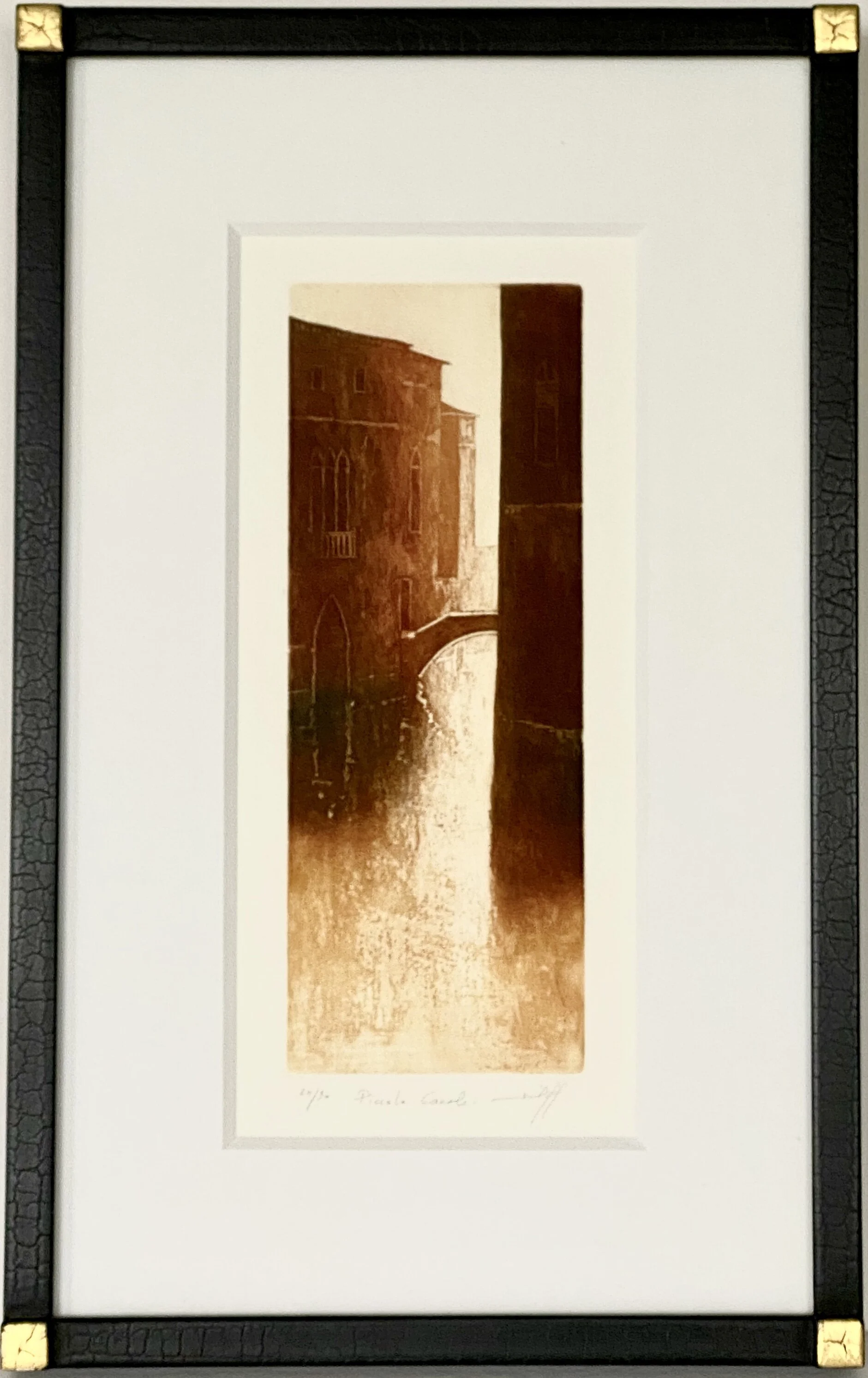 I0552DA_Framed_Piccolo_Canale_Daniel_Airam_French_etching_and_aquatint_2004_CFAC_Calloway_Fine_Art_French_Market_Georgetown_Washington_DC