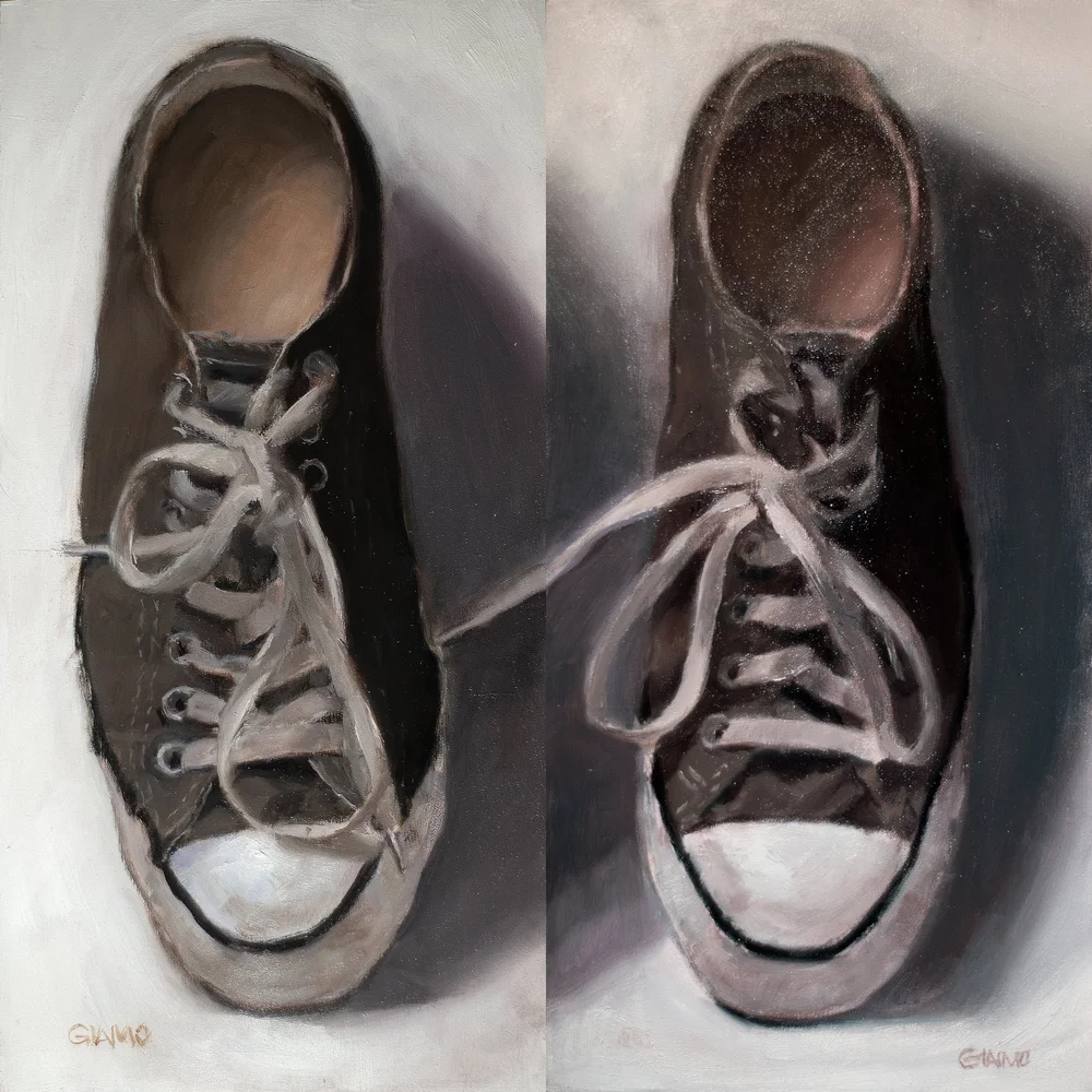 Shoes Still Life Photography Left Right Shoe Diptych — Calloway