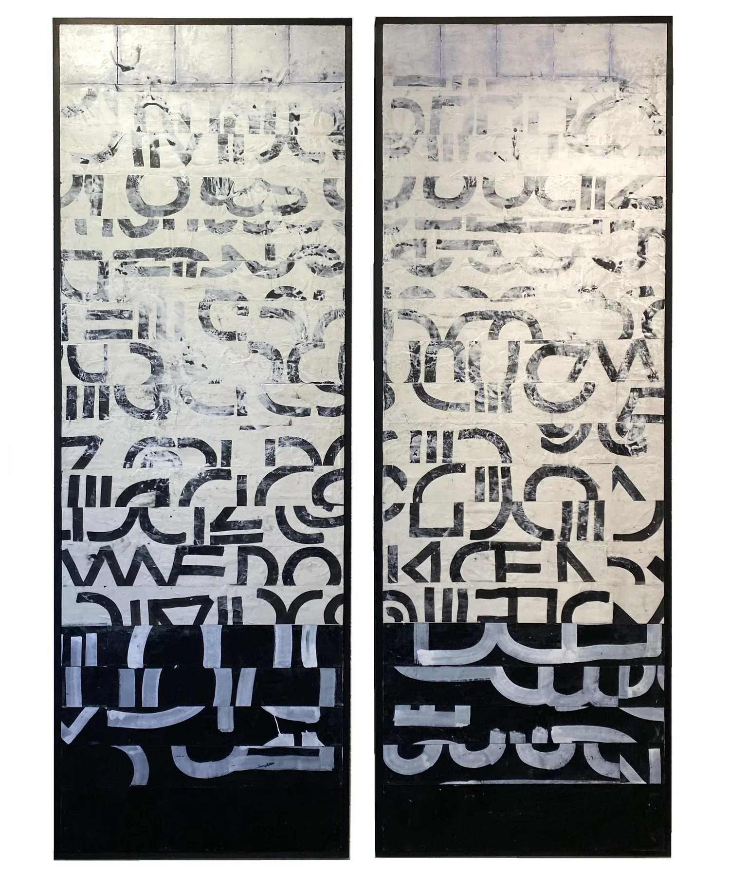    Lingo Series Diptych  Graceann Warn  $7,200   