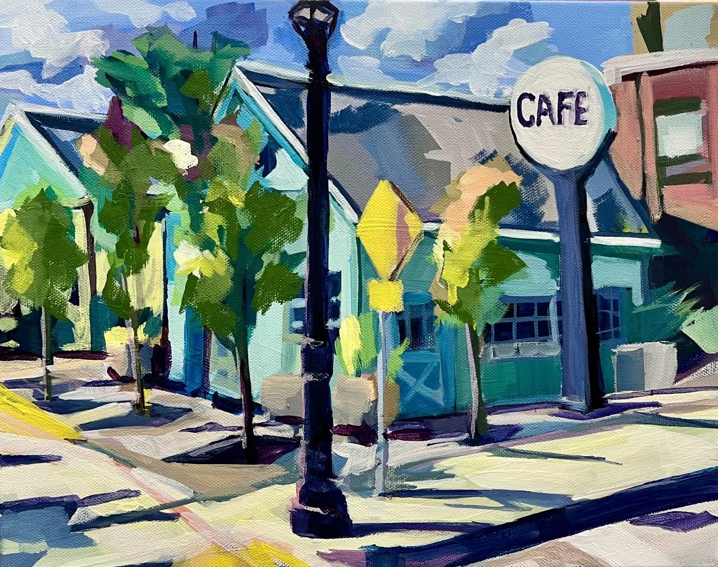    Coffee in Kensington  Madeleine Greenwald $300  