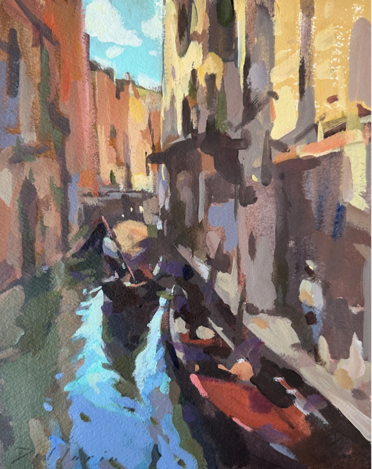  Passing Through Venice Bernard Dellario $750 