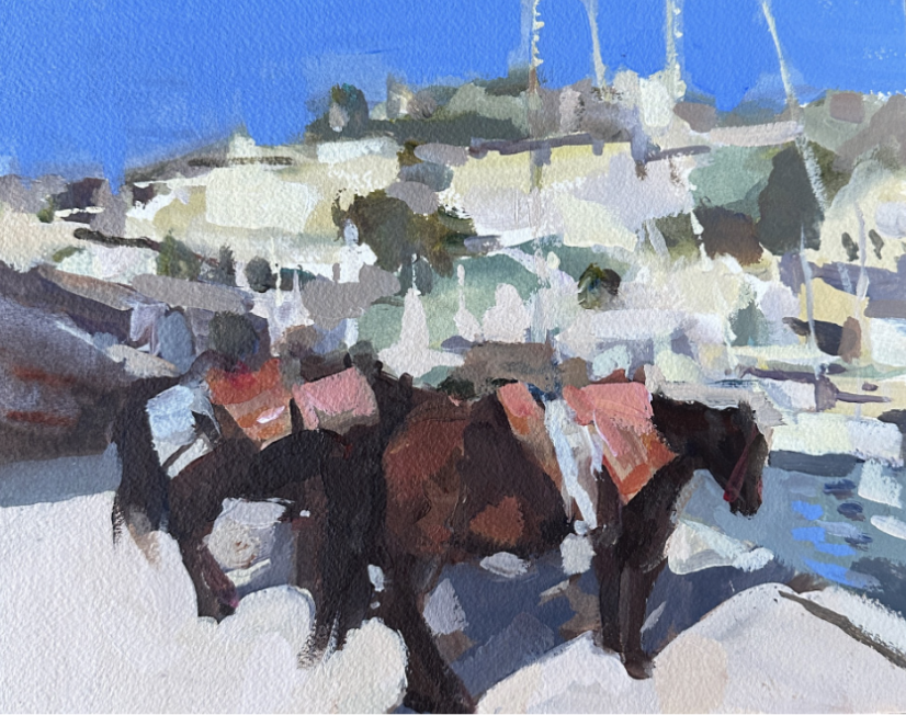  Waiting for Passengers Bernard Dellario $750 