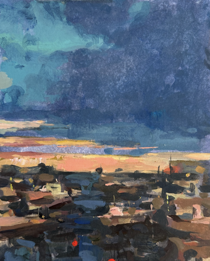  Harbor at Dusk, Rovinj Bernard Dellario $750 