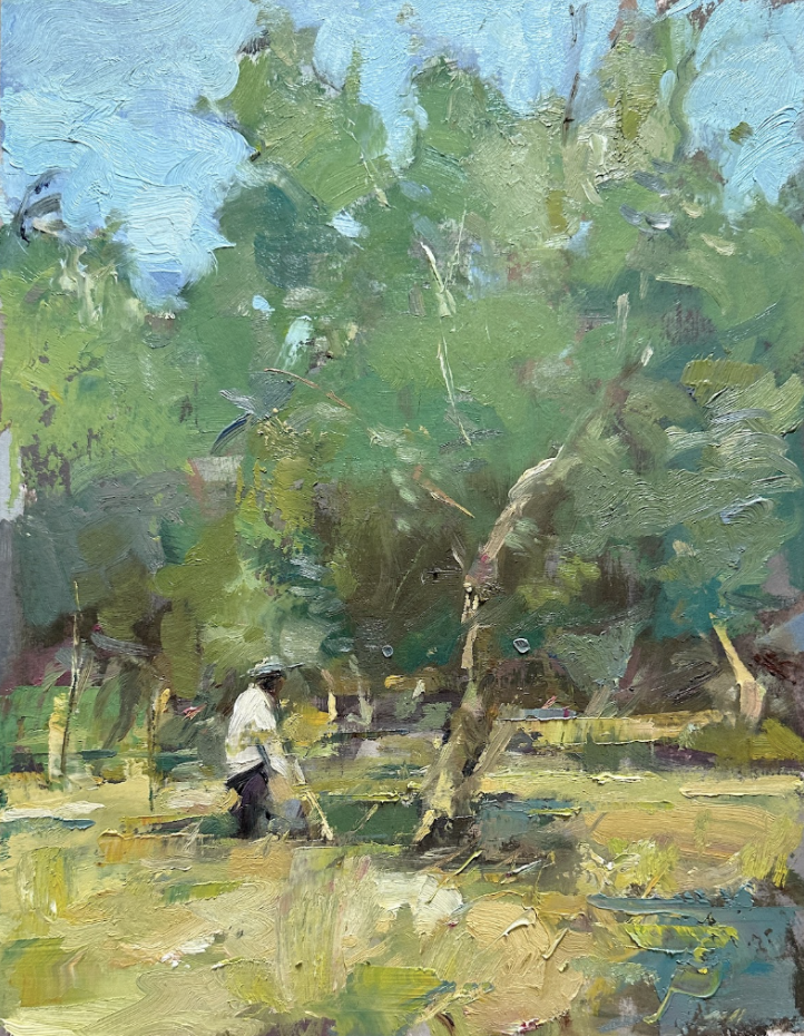  Tending the Olive Trees Bernard Dellario $1050 
