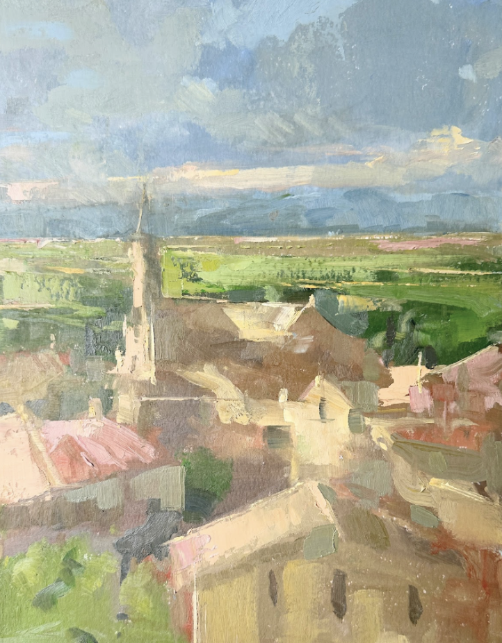  View from Bonnieux 2 Bernard Dellario $1050 