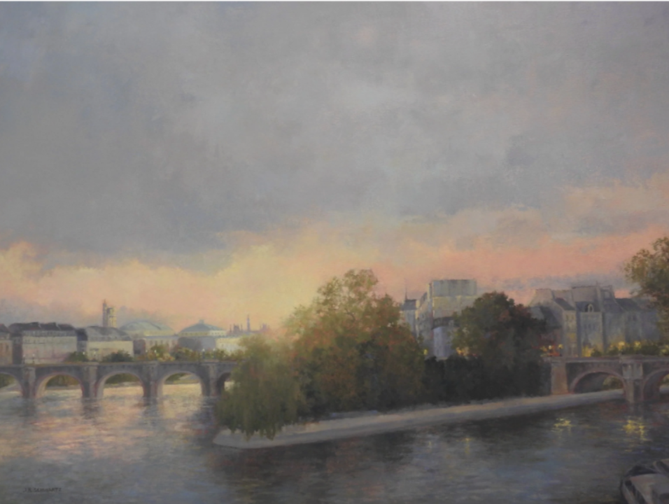    Early Light, lle de la Cite  Jean Schwartz $5200  