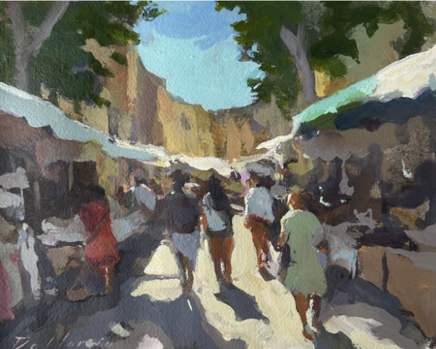    Market Day, apt  Bernard Dellario $750  