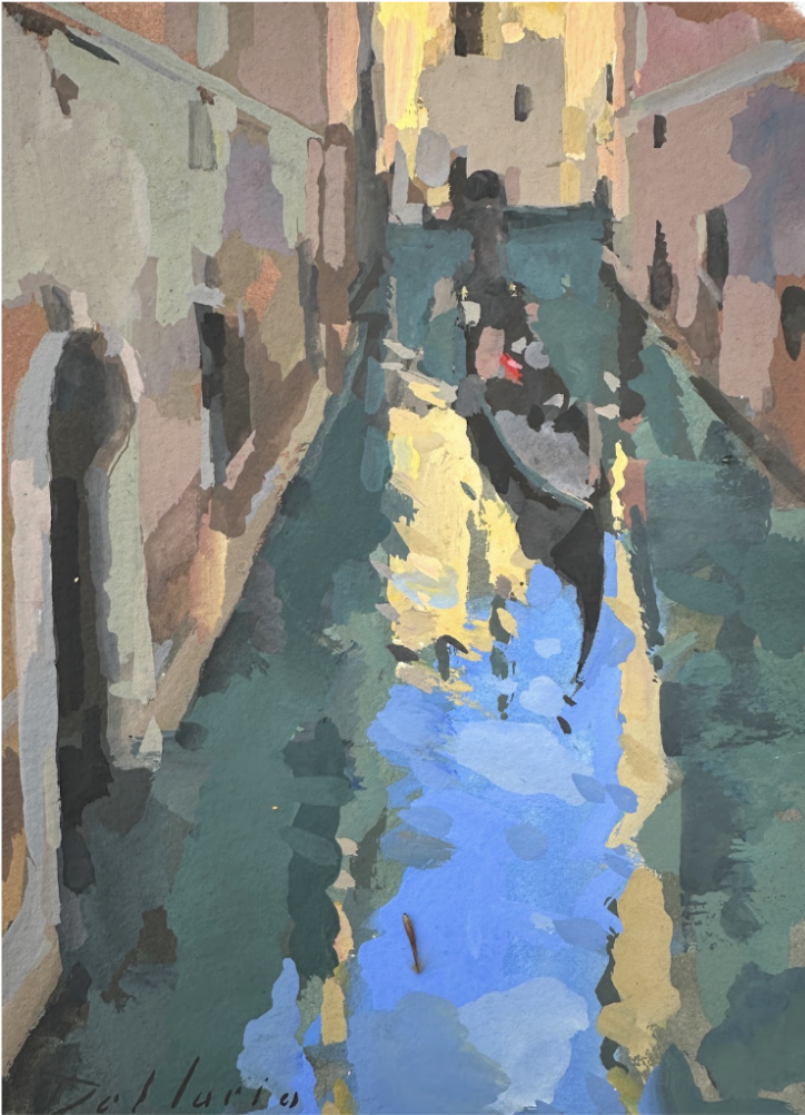    Venice Reflections  Bernard Dellario $500  