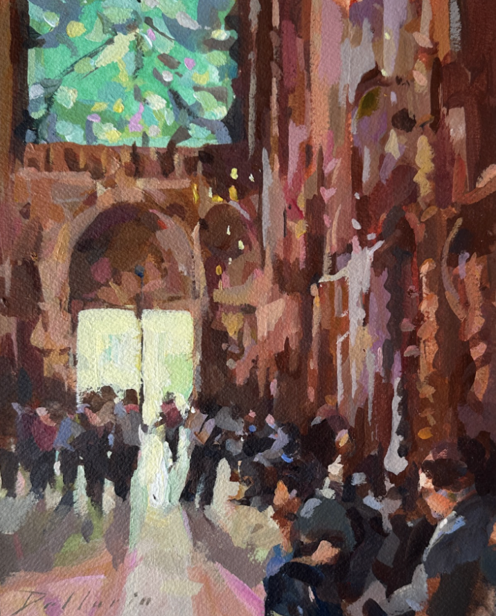    St Chapelle  Bernard Dellario $750  