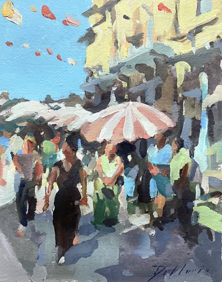   L’isle sur la Sorgue  Bernard Dellario $750  