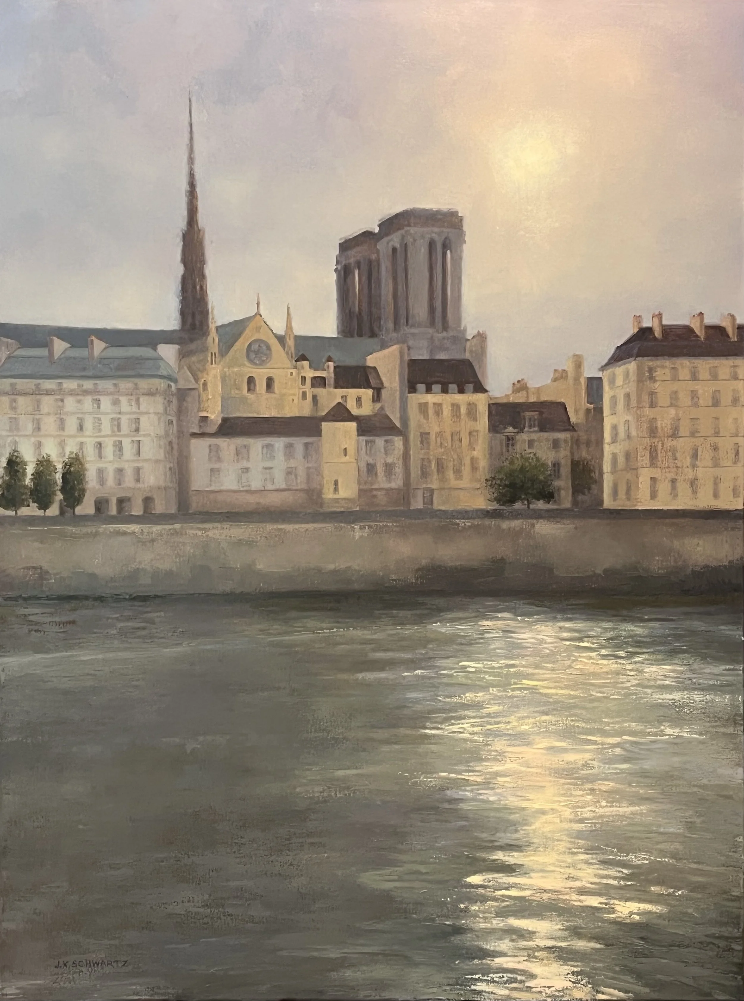    Along the Seine  Jean Schwartz $6200  