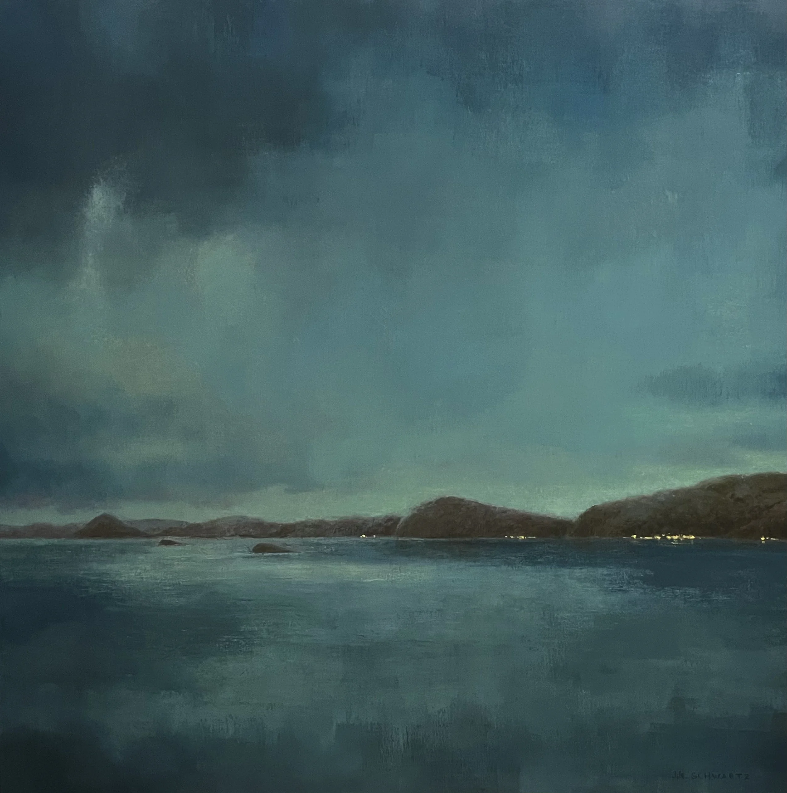    Nightfall, Peloponnesian Coast  Jean Schwartz $4900  