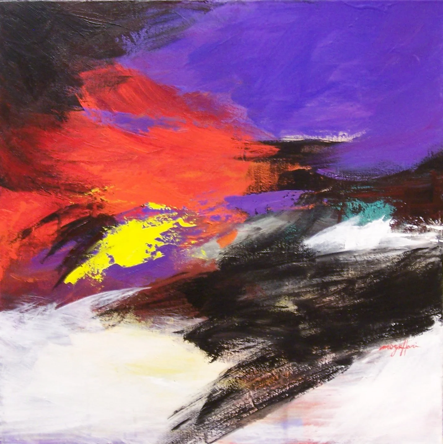 Ensemble II  Acrylic on Canvas  20_ x 20_  $2700.JPG