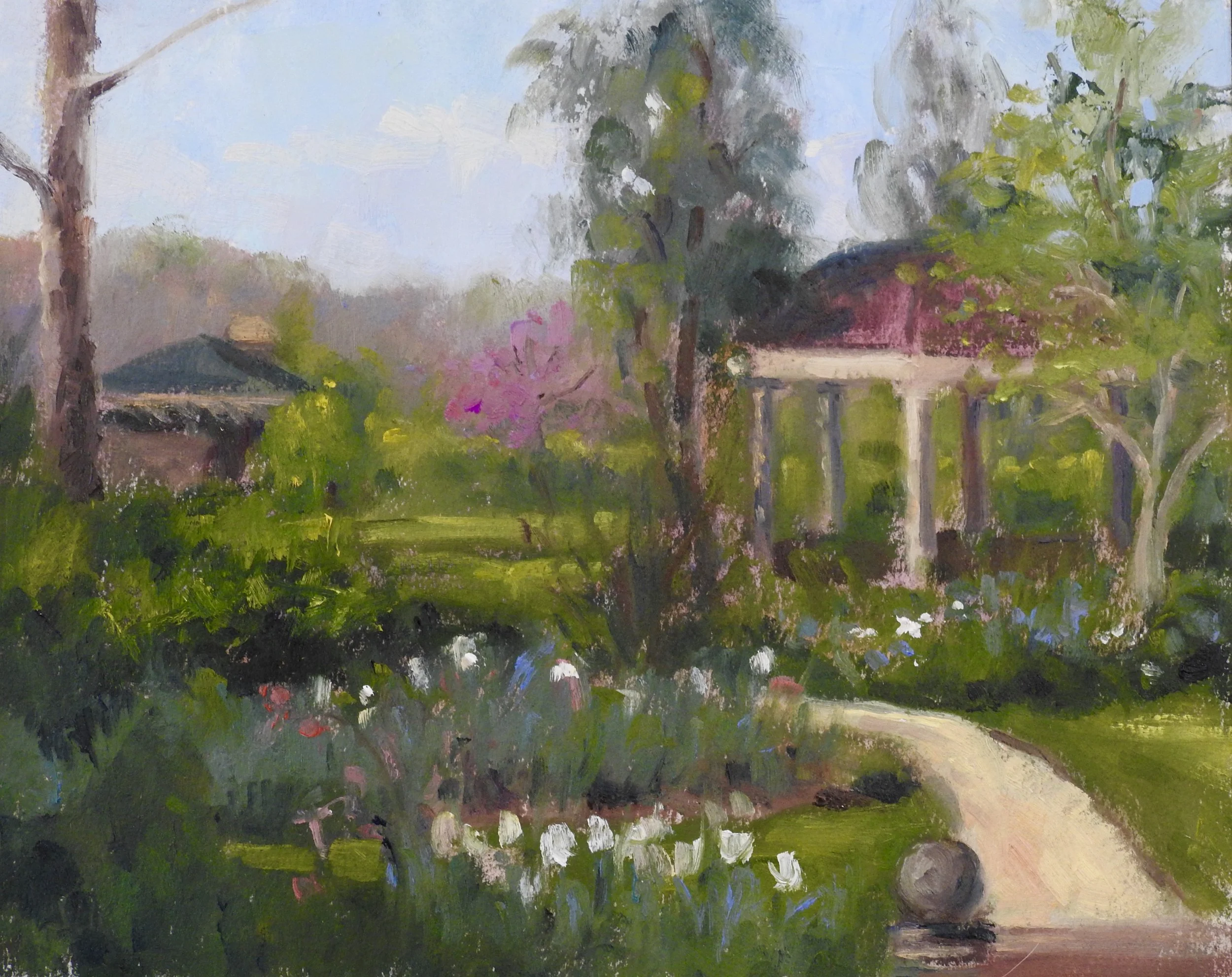 Schwartz_Jean_The Gazebo Garden, Waterford__8x10_oil .jpg