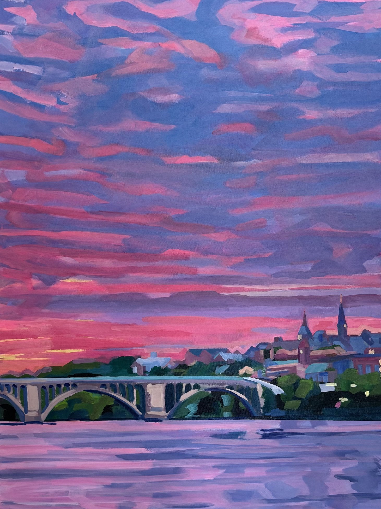 Madeleine_Greenwald_Sunset On the Hilltop_48x36_acrylic_2026_$3350.jpeg