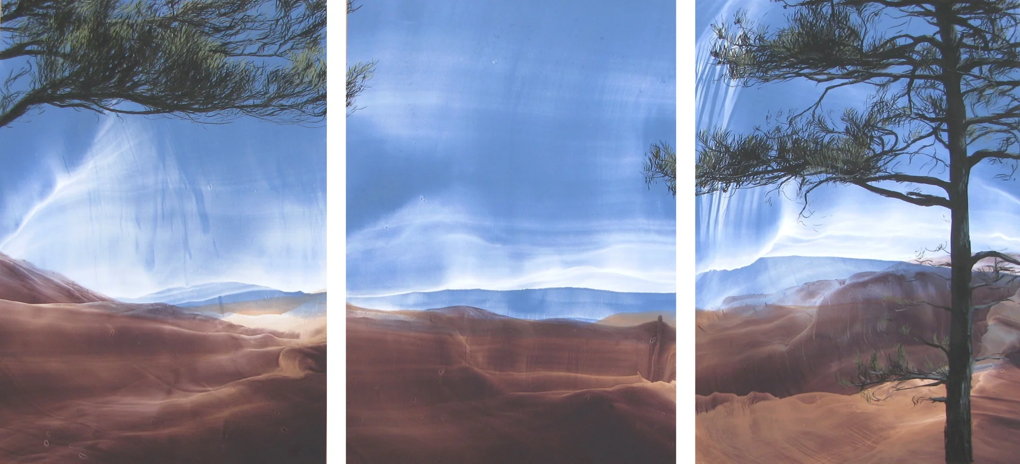 triptych - St. Guilhem pines.jpg