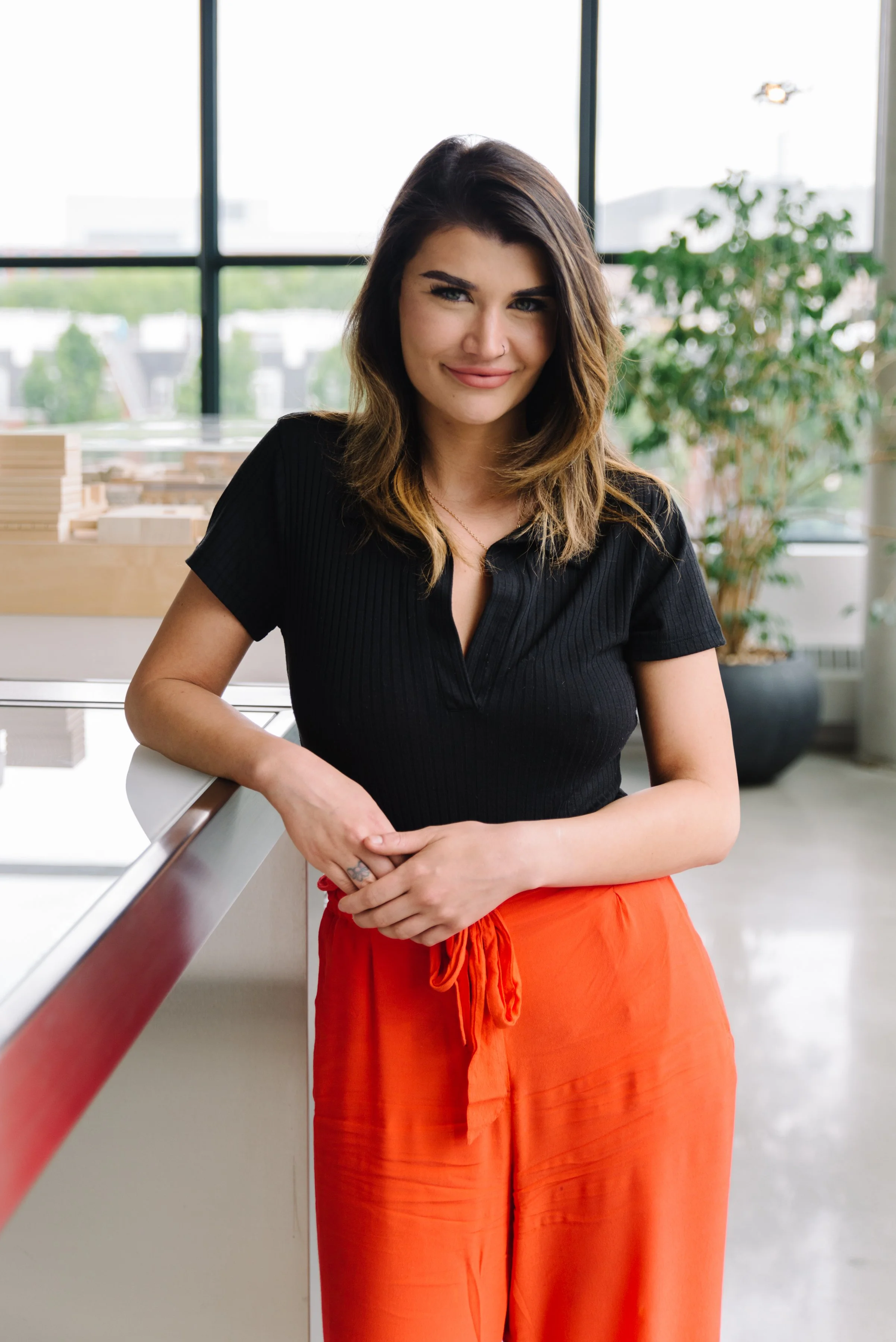 Modern corporate portrait of a Kasian employee photographed on site in Toronto