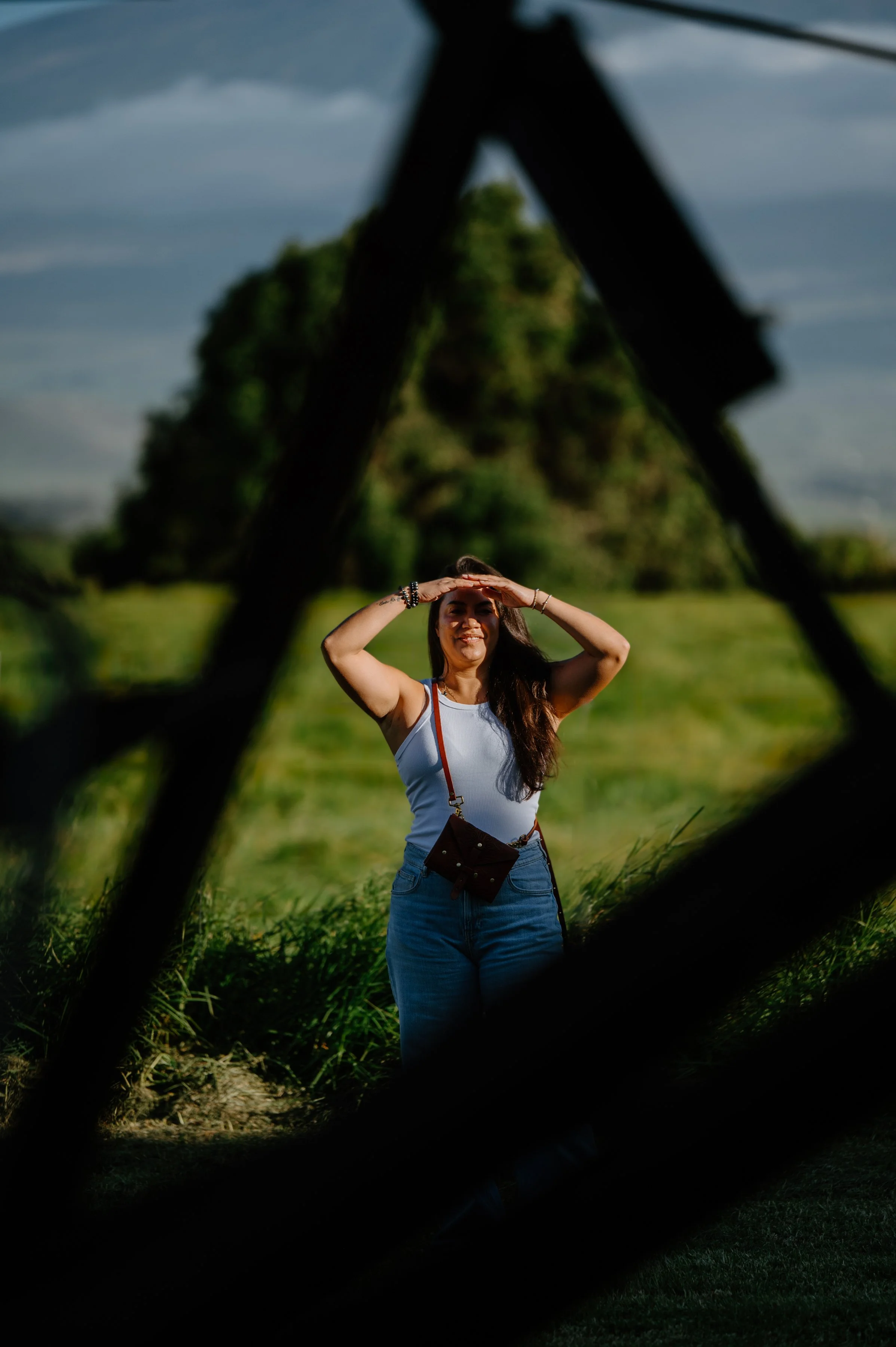 Taira Barron Cran photographed on her ranch, reflecting the land-rooted spirit of Salty Western