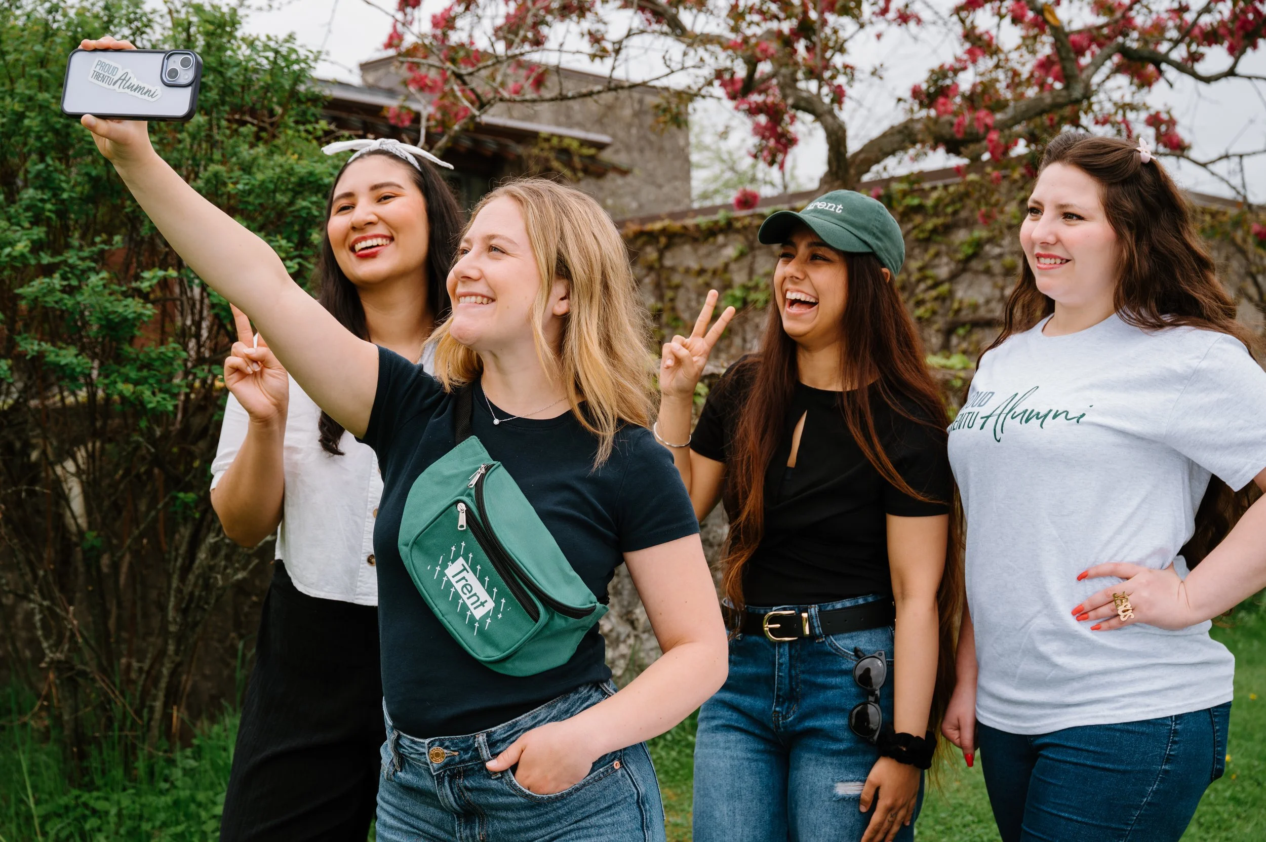 Students at Trent University Alumni House, lifestyle photography