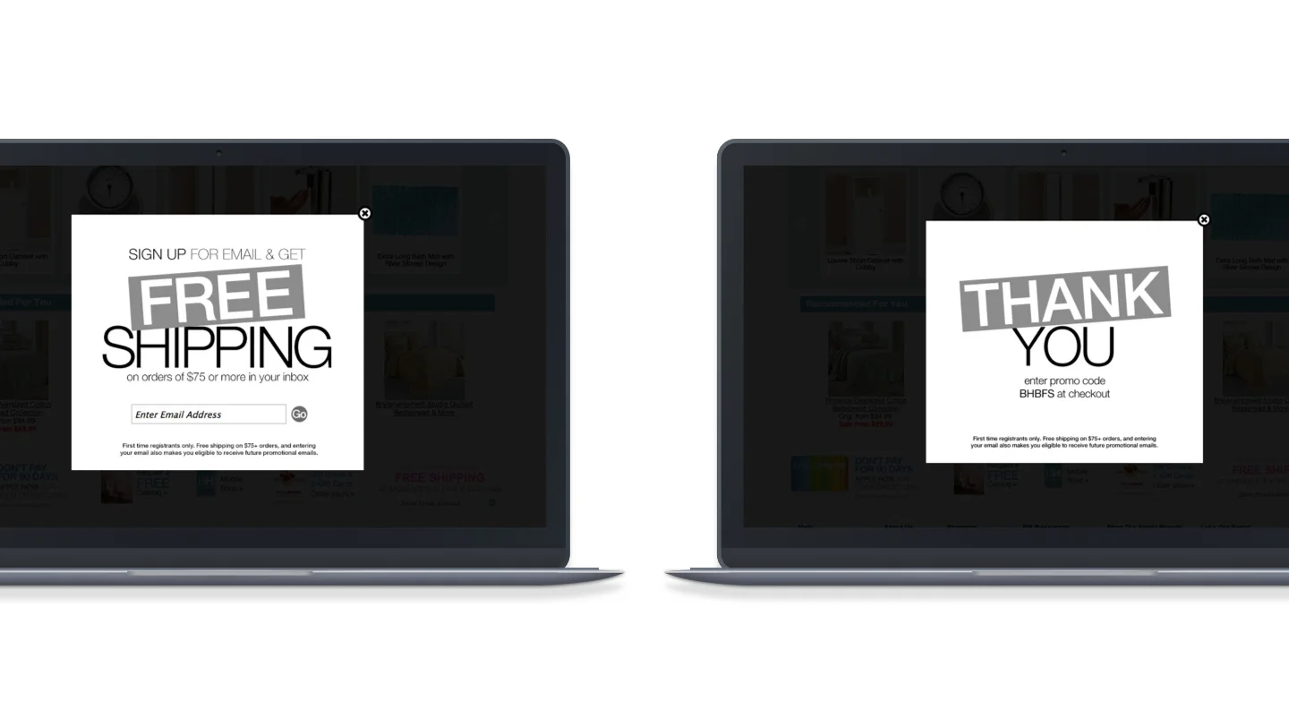 Homepage Modals