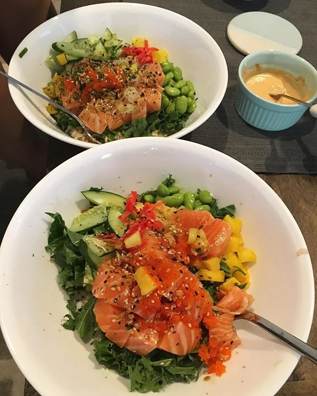 Homemade poke, courtesy of @kelliosity