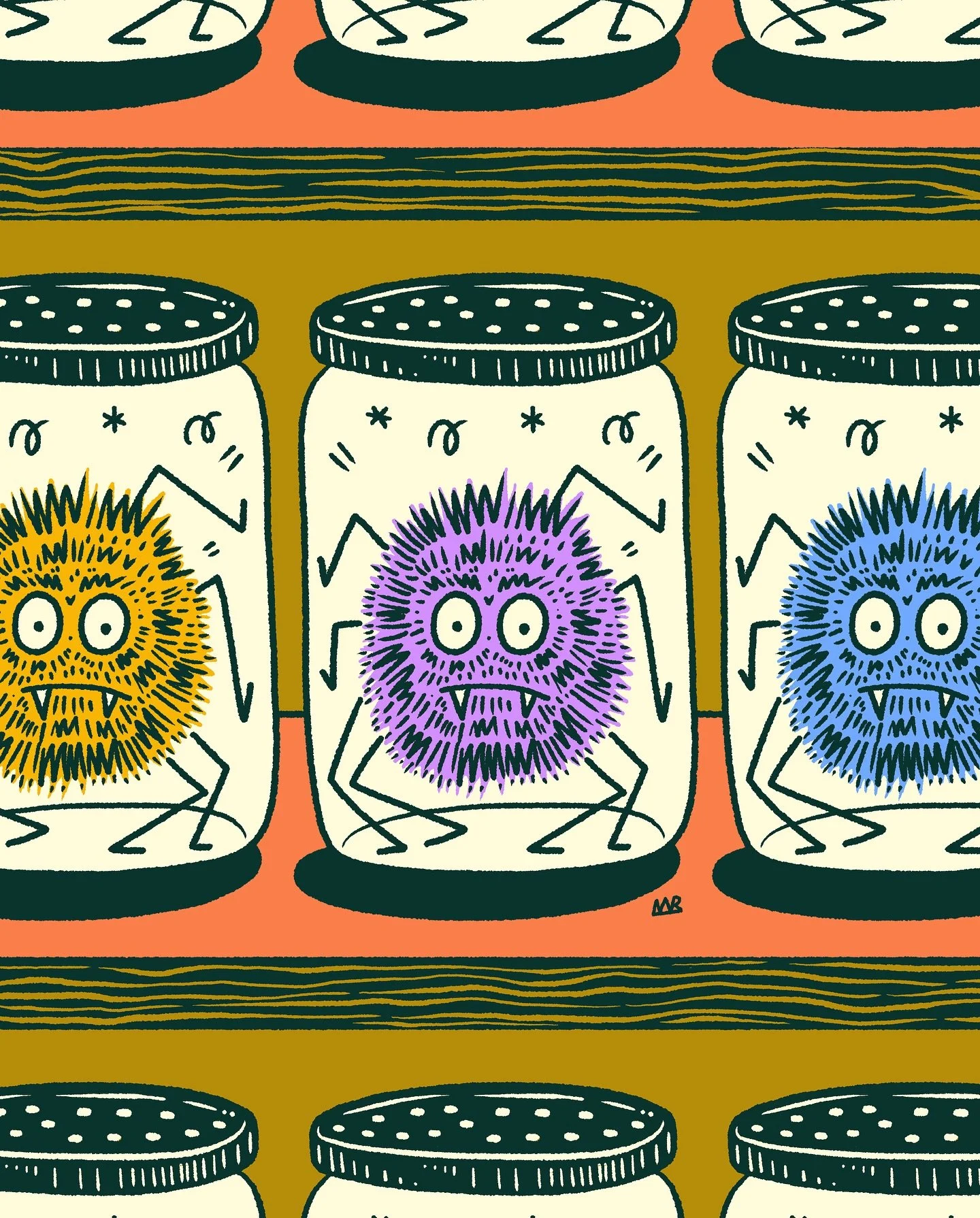 CRITTER(S).
Critters be creepin&rsquo; behind. Yesterday&rsquo;s drawing for @peachtober.

#peachtober25
#peachtober25critter