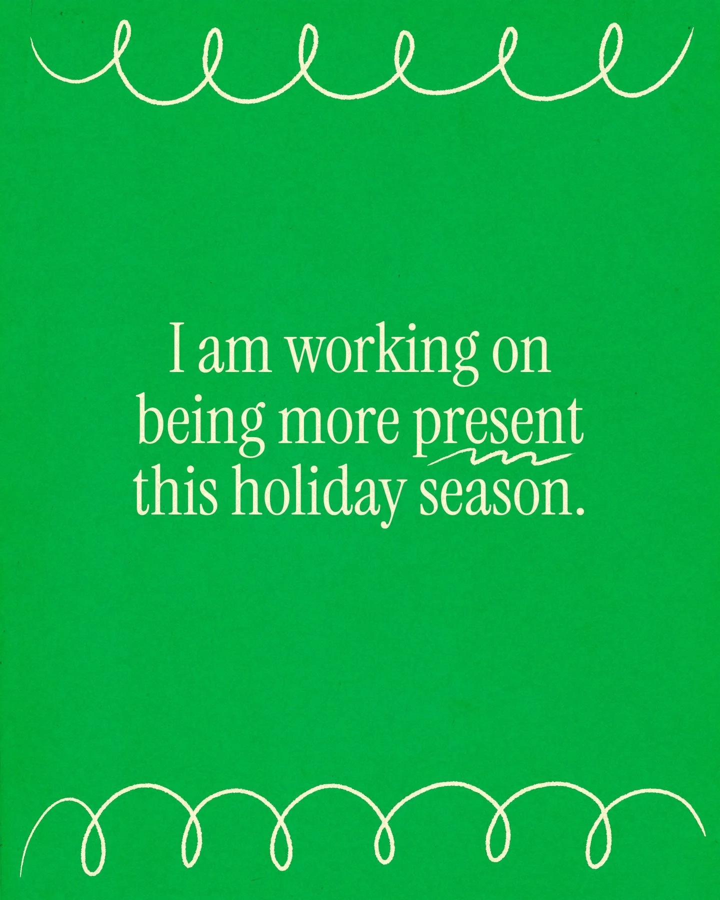 It&rsquo;s true. Presence IS the best gift.

Sorry, had to. It&rsquo;s like once an idea seeps into my brain I can&rsquo;t not make it. I&rsquo;ll see myself out now.