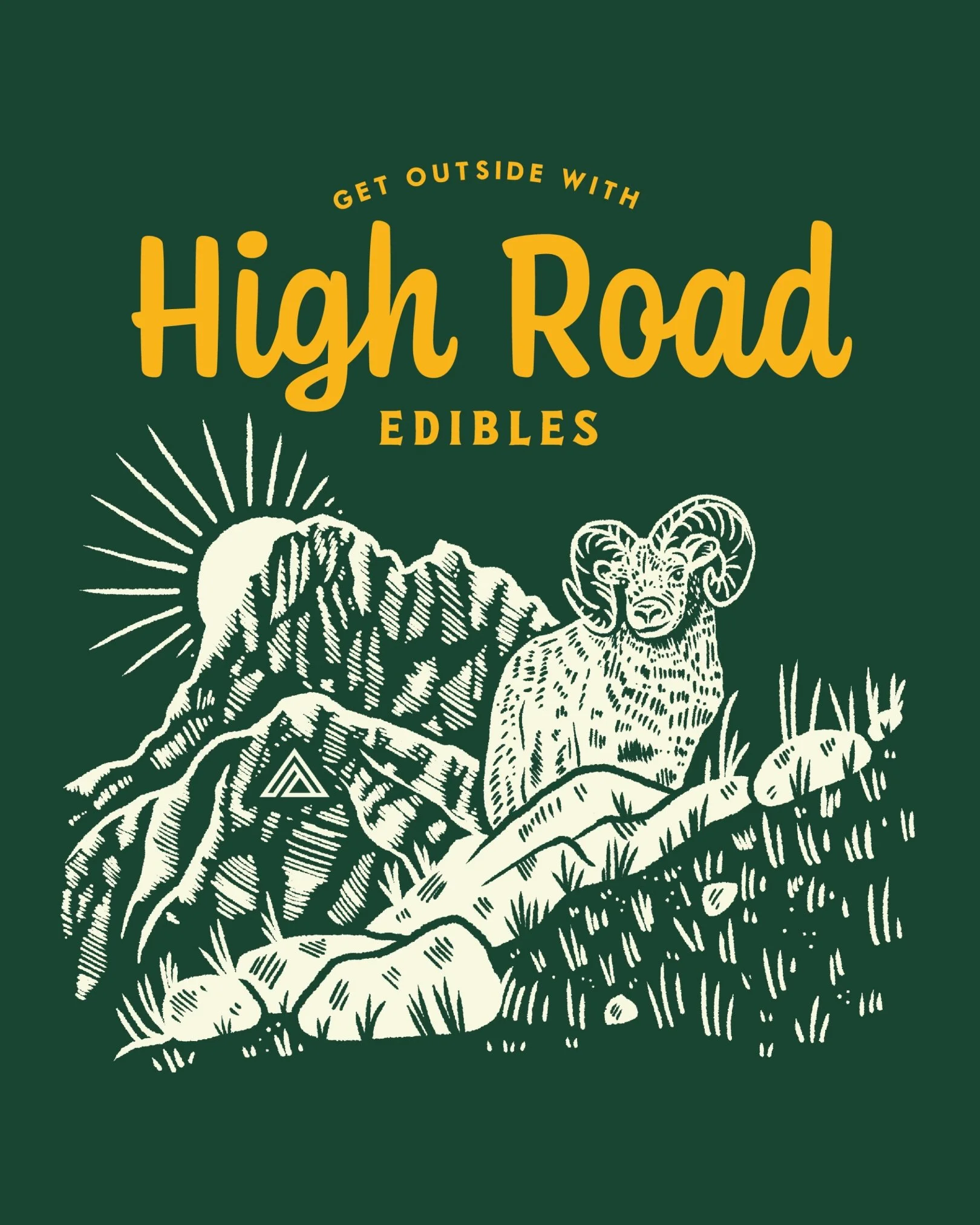 &lsquo;Tis the season! Go climb a mountain. Put your toes in flowing water. Talk to a bird. Get outside. Put your dang phone down. 

I am thrilled about this illustration I created with the team at @highroadedibles.mt. It was so fun to draw some of m