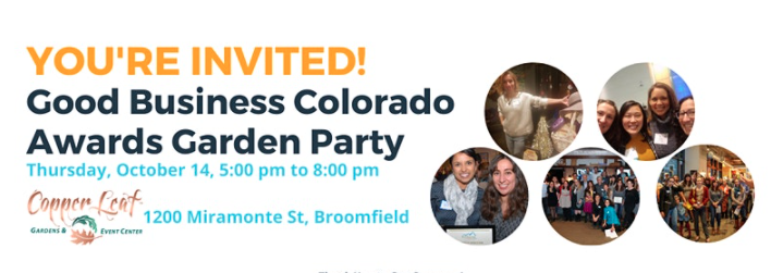 Good Business Colorado Awards Garden Party